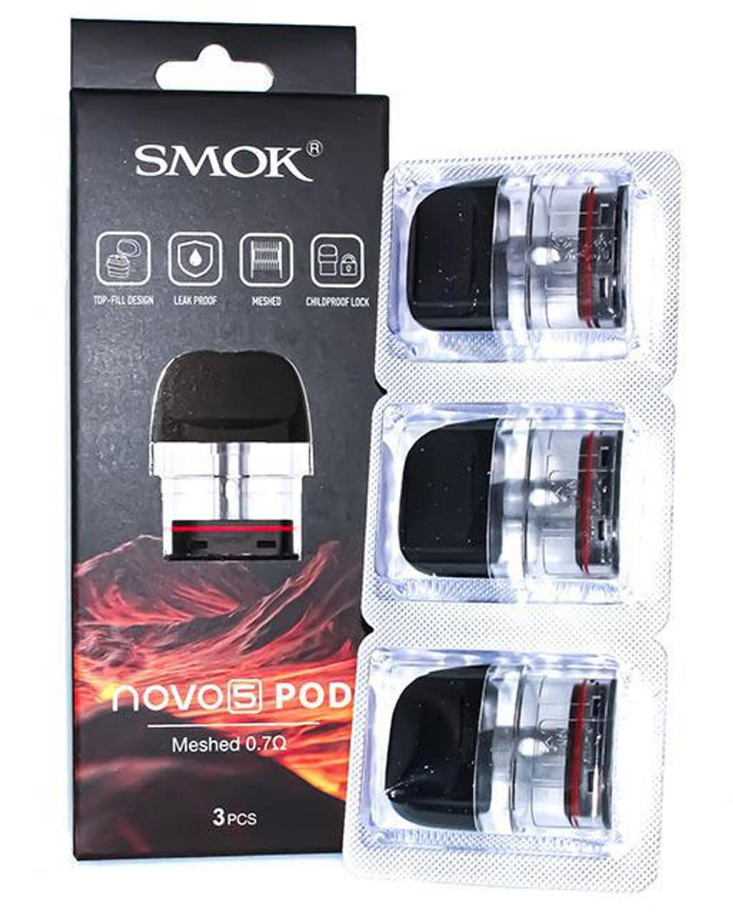 Smok Novo 5 Replacement Pods (Box of 3)