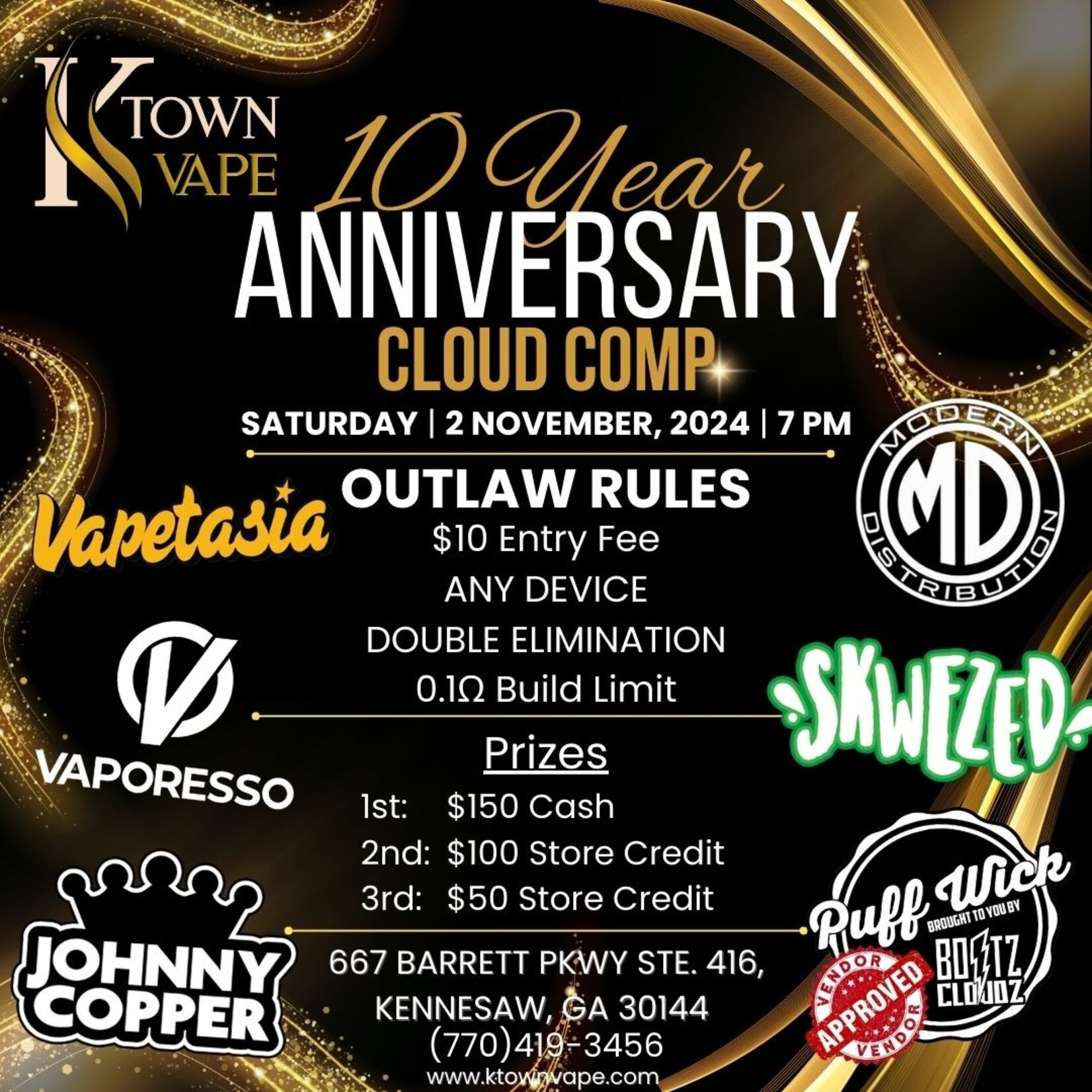 Competition Entry Fee K Town Vape
