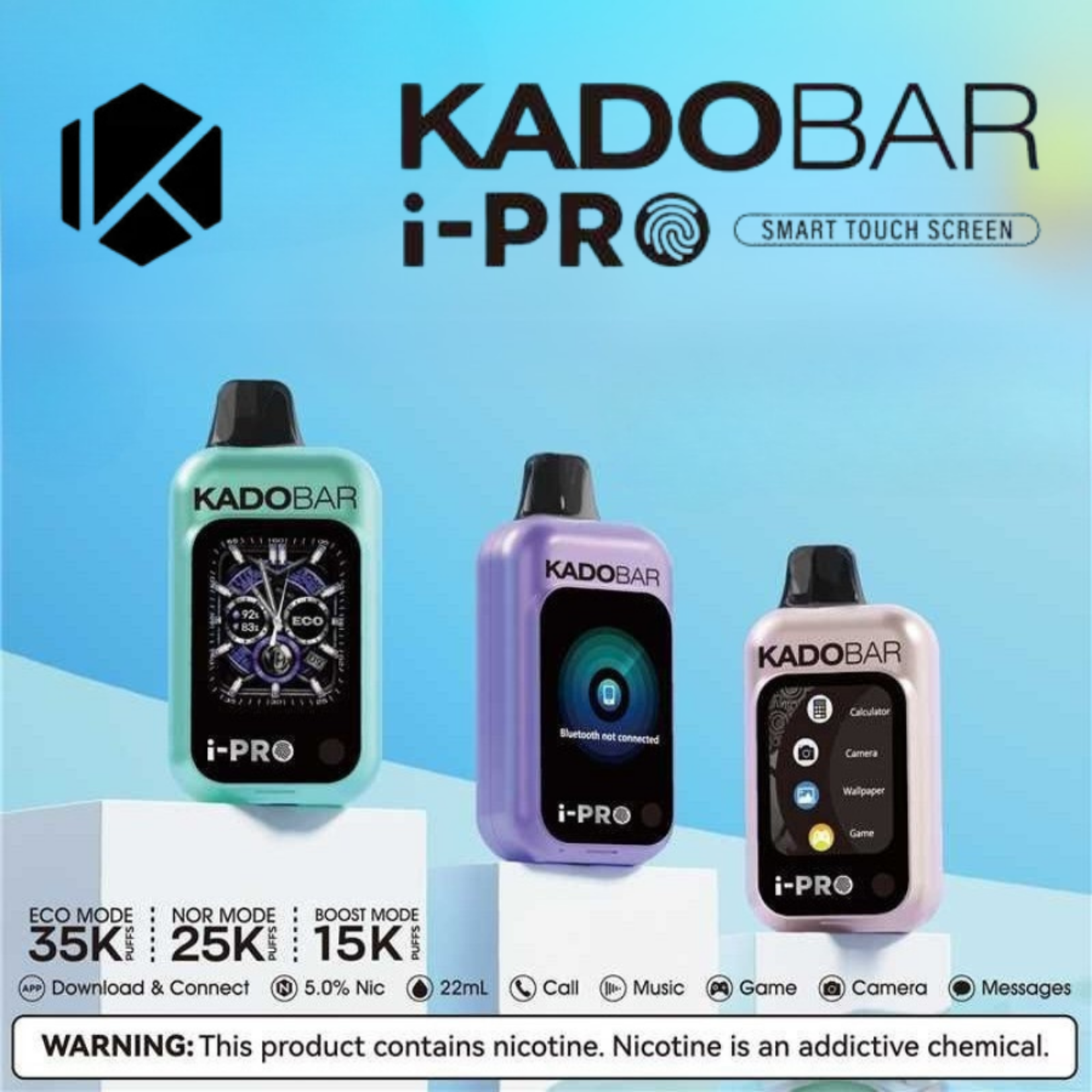 KadoBar i-Pro 35k 5% KadoBar i-Pro 35k 5% Disposable Holiday Edition