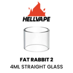 HellVape Fat Rabbit 2 RTA 4ml Straight Glass