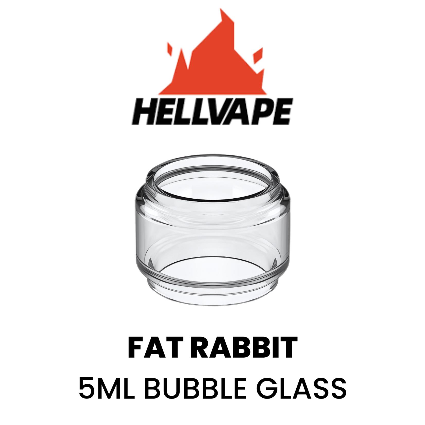HellVape Fat Rabbit 5ml Replacement Glass