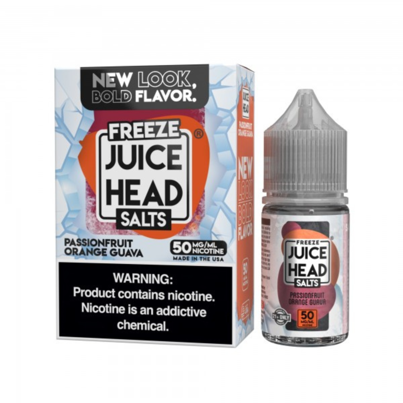 Juice Head Juice Head Freeze Salt 30ml Passionfruit Orange Guava