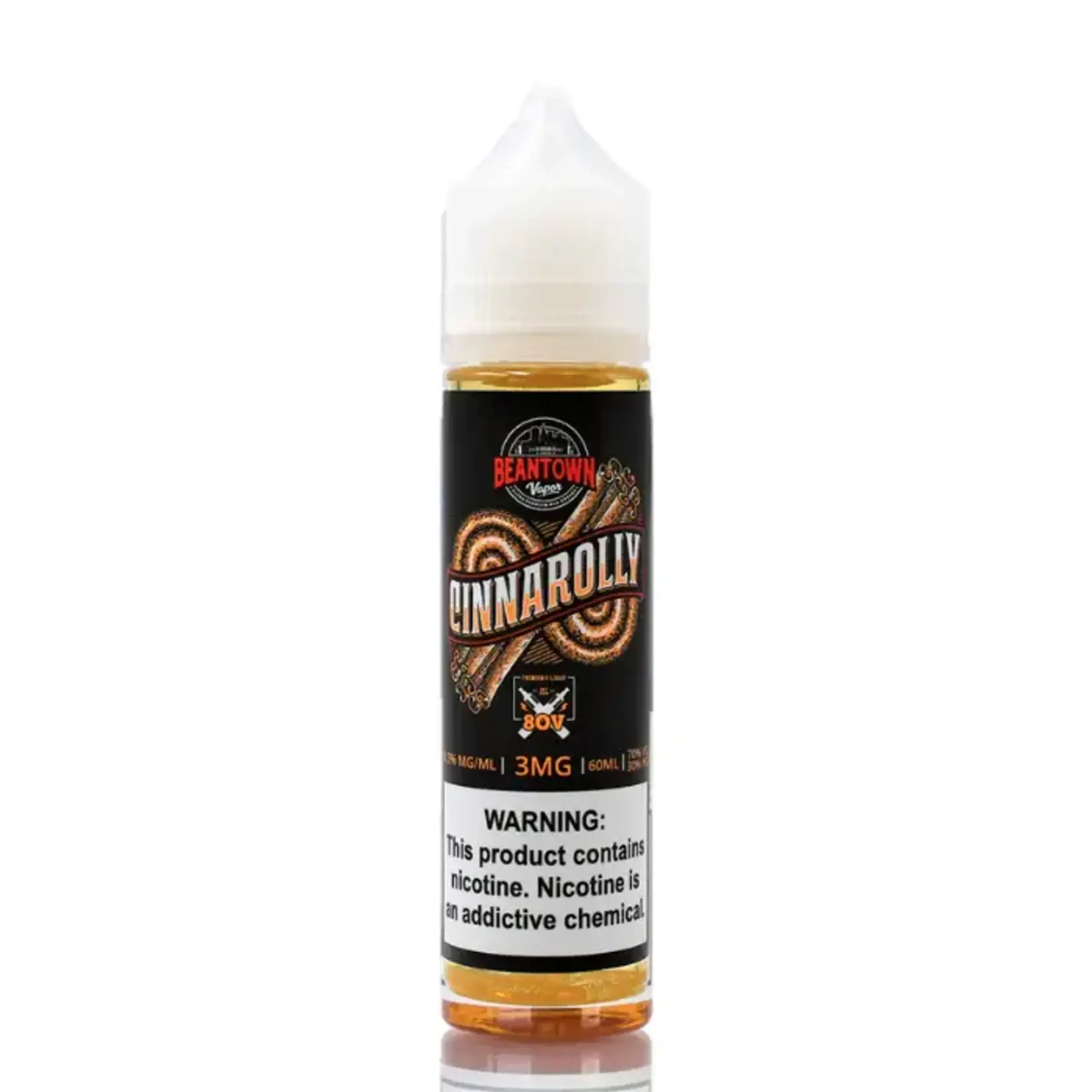 80V eLiquid 80V Beantown 60ml Cinnarolly