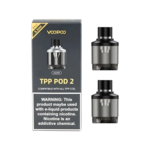 Voopoo Voopoo TPP 2.0 Replacement Pod (Box of 2 Empty Pod Only)  Black