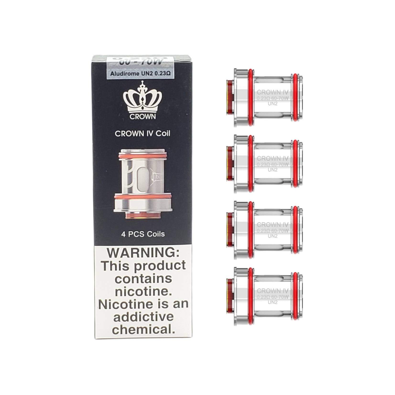 Uwell Uwell Crown 4 IV Replacement Coils (Box of 4) 0.23 UN2
