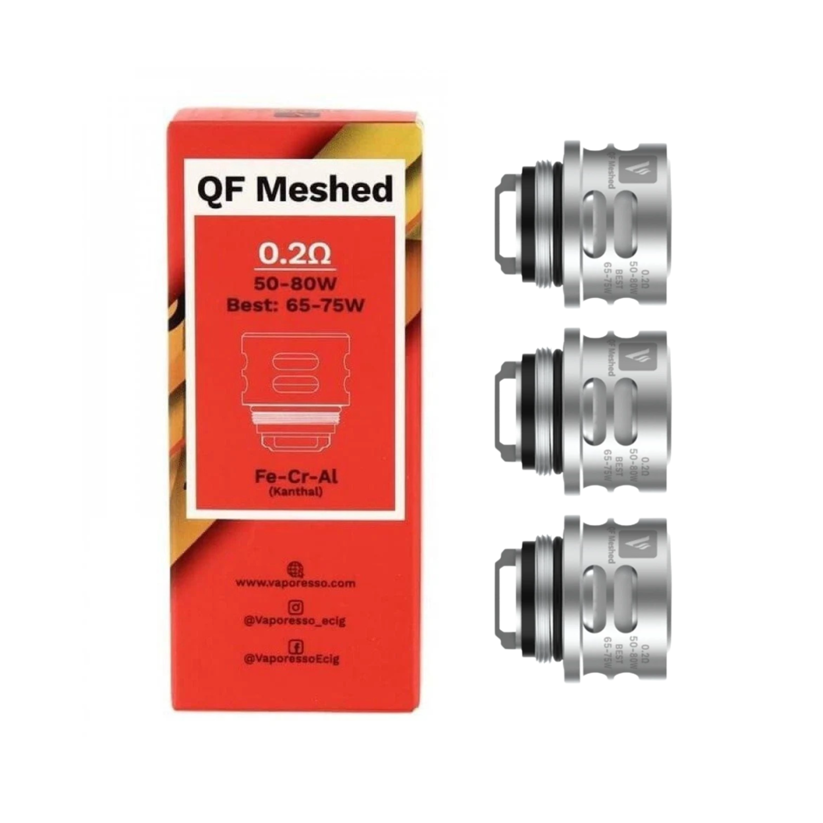 Vaporesso Vaporesso QF Mesh (Box of 3) 0.2