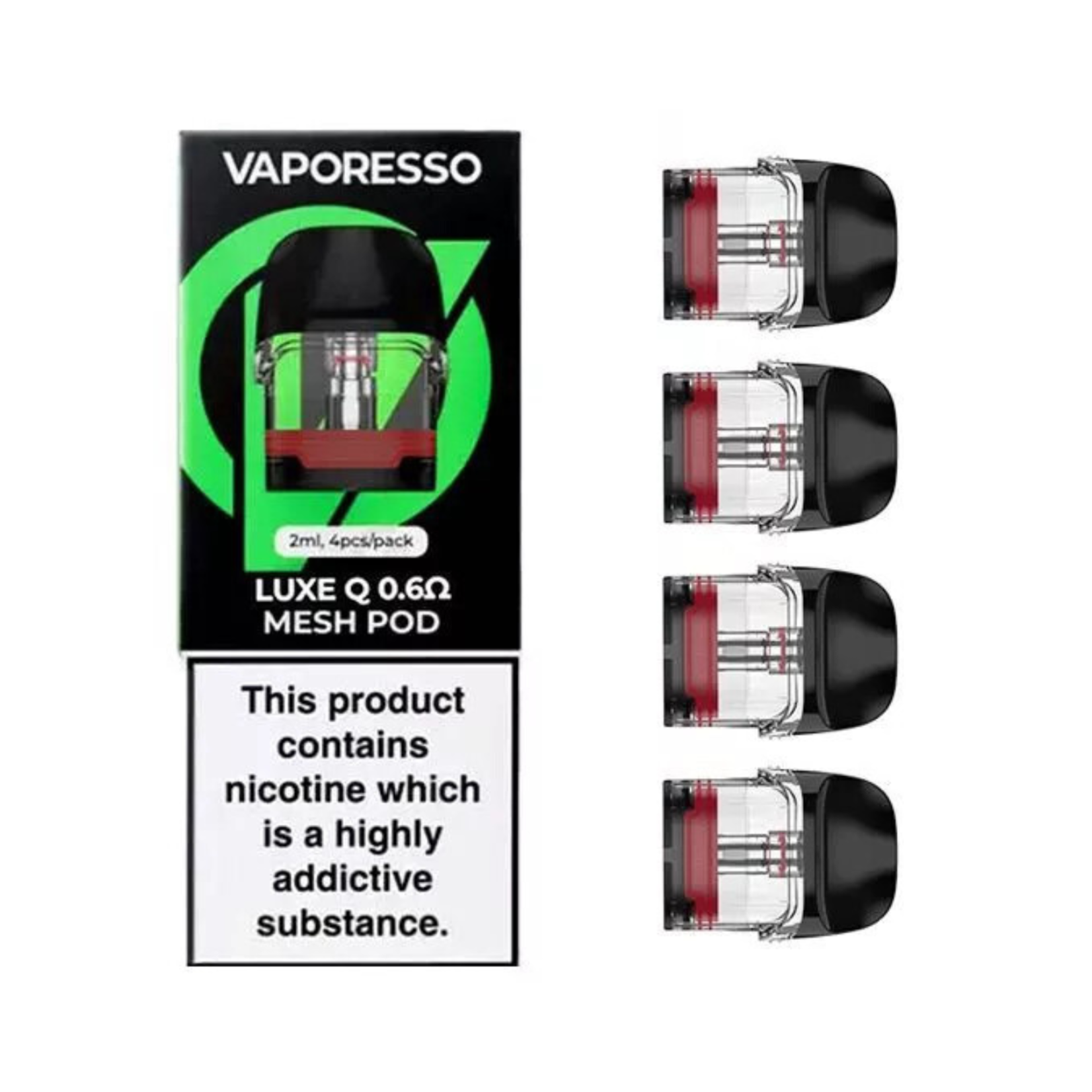 Vaporesso Vaporesso Luxe Q Mesh Pod 2ml (Box of 4) .6 ohm
