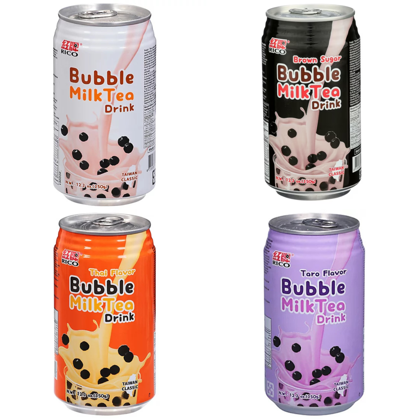 Rico Bubble Milk Tea 12.3oz