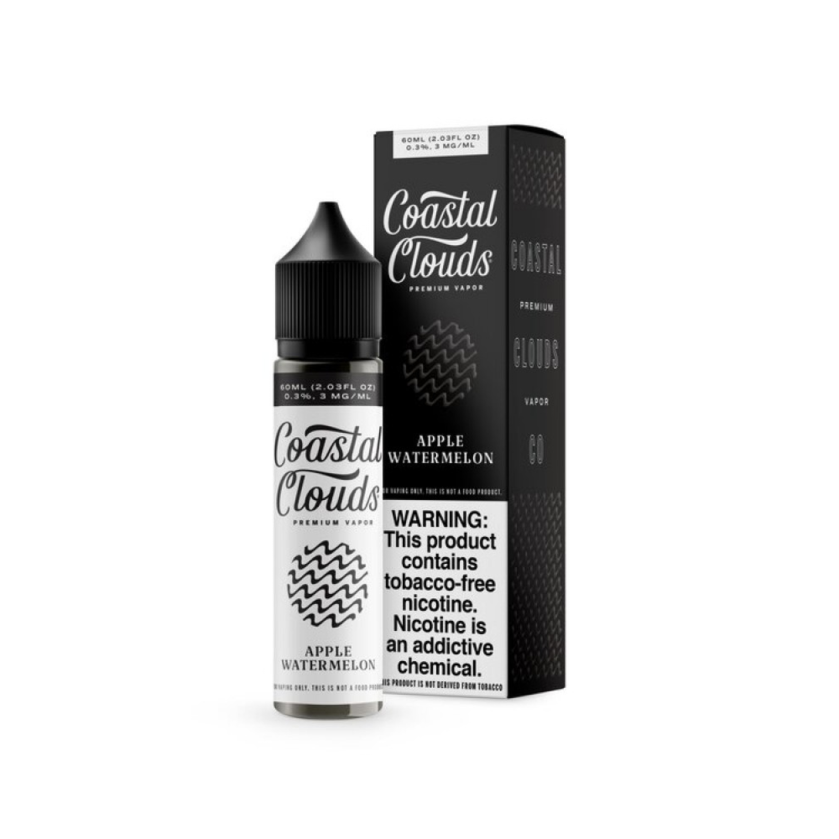 Coastal Clouds Premium Vapor Coastal Clouds 60ml Apple Watermelon