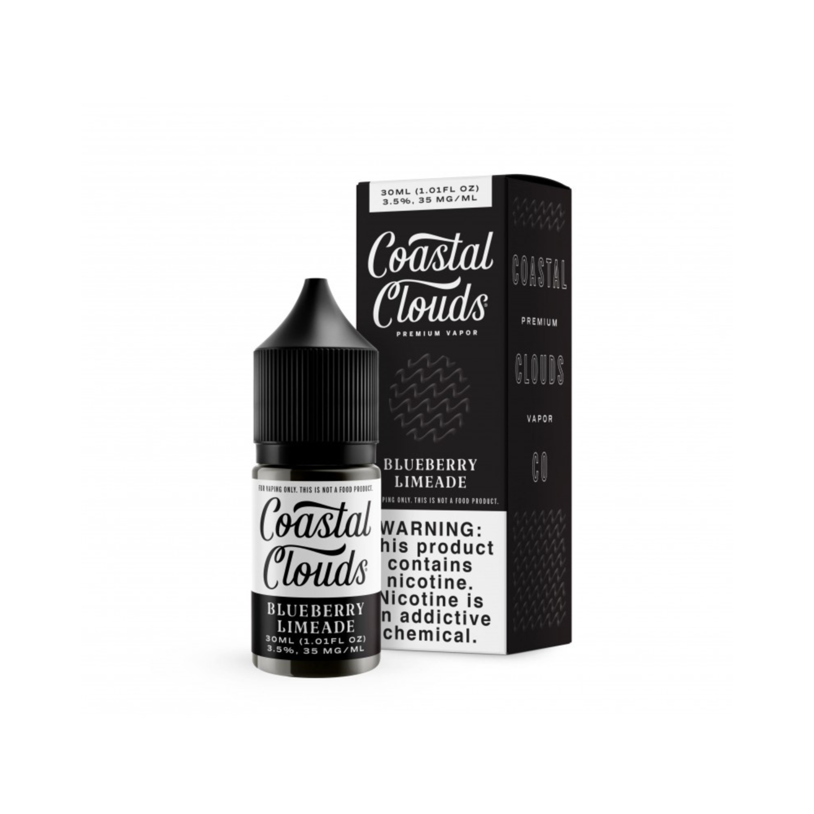 Coastal Clouds Premium Vapor Coastal Clouds Salt 30ml Blueberry Limeade