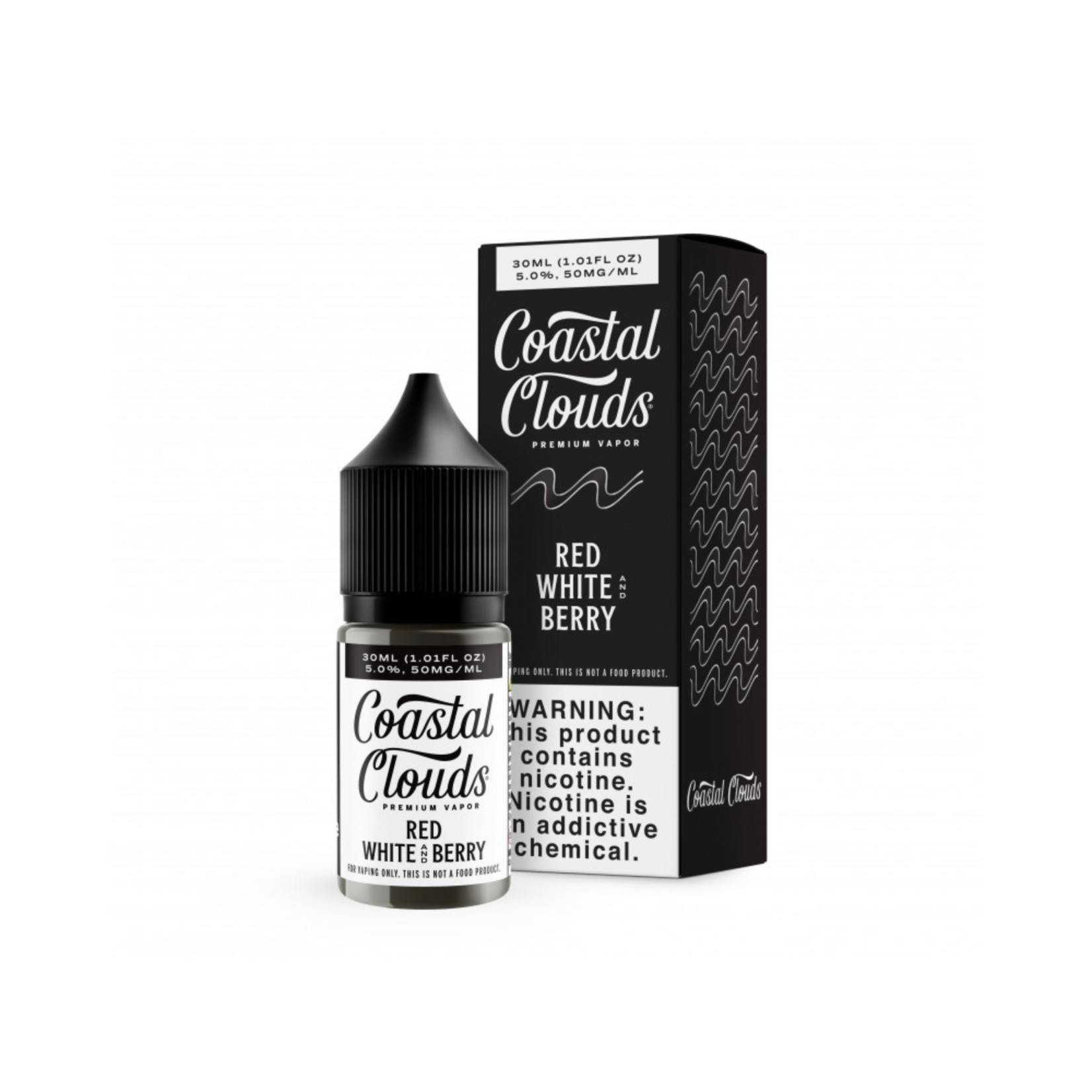 Coastal Clouds Premium Vapor Coastal Clouds Salt 30ml Red White & Berry 35mg