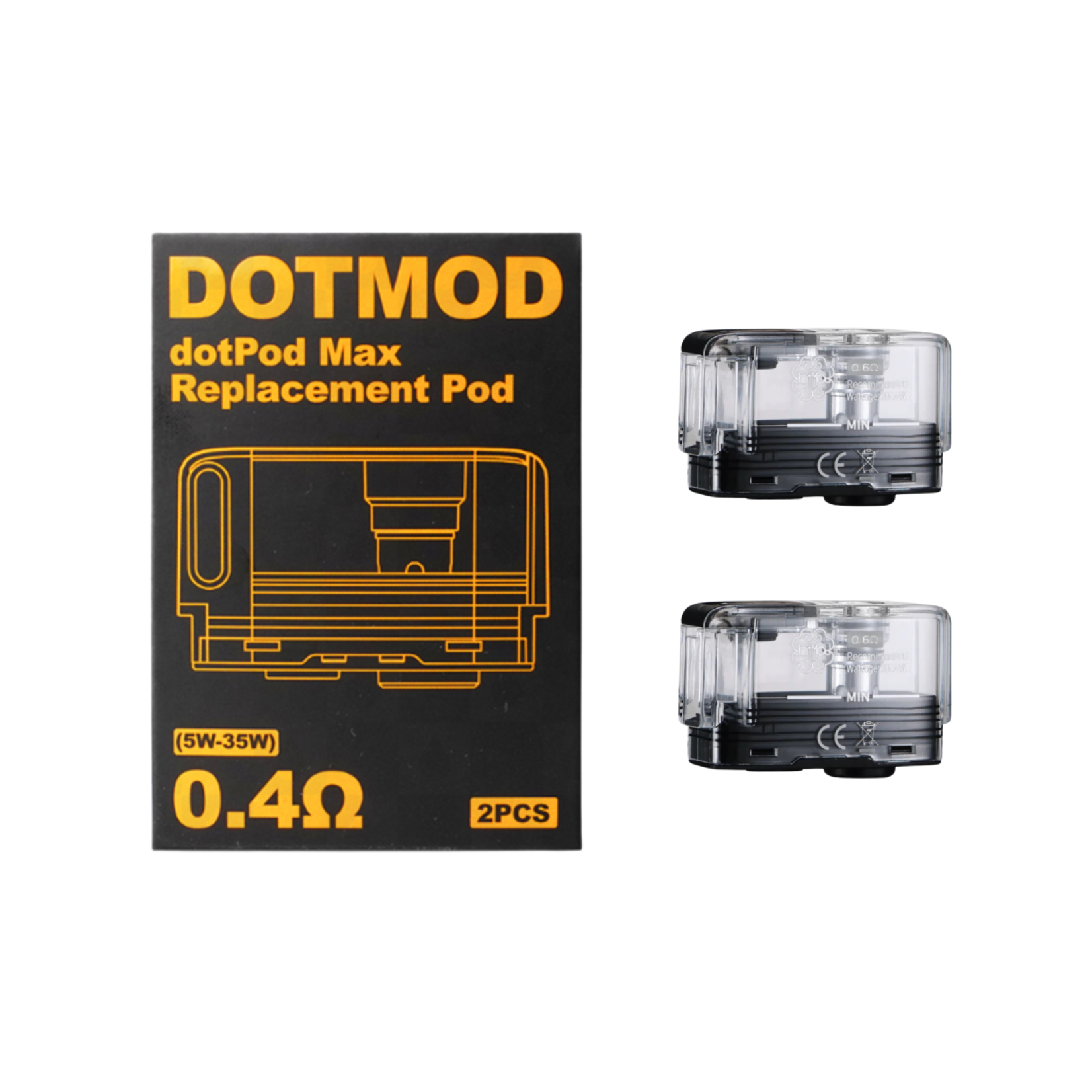 dotMod dotMod dotPod Max Replacement Pods (Box of 2)