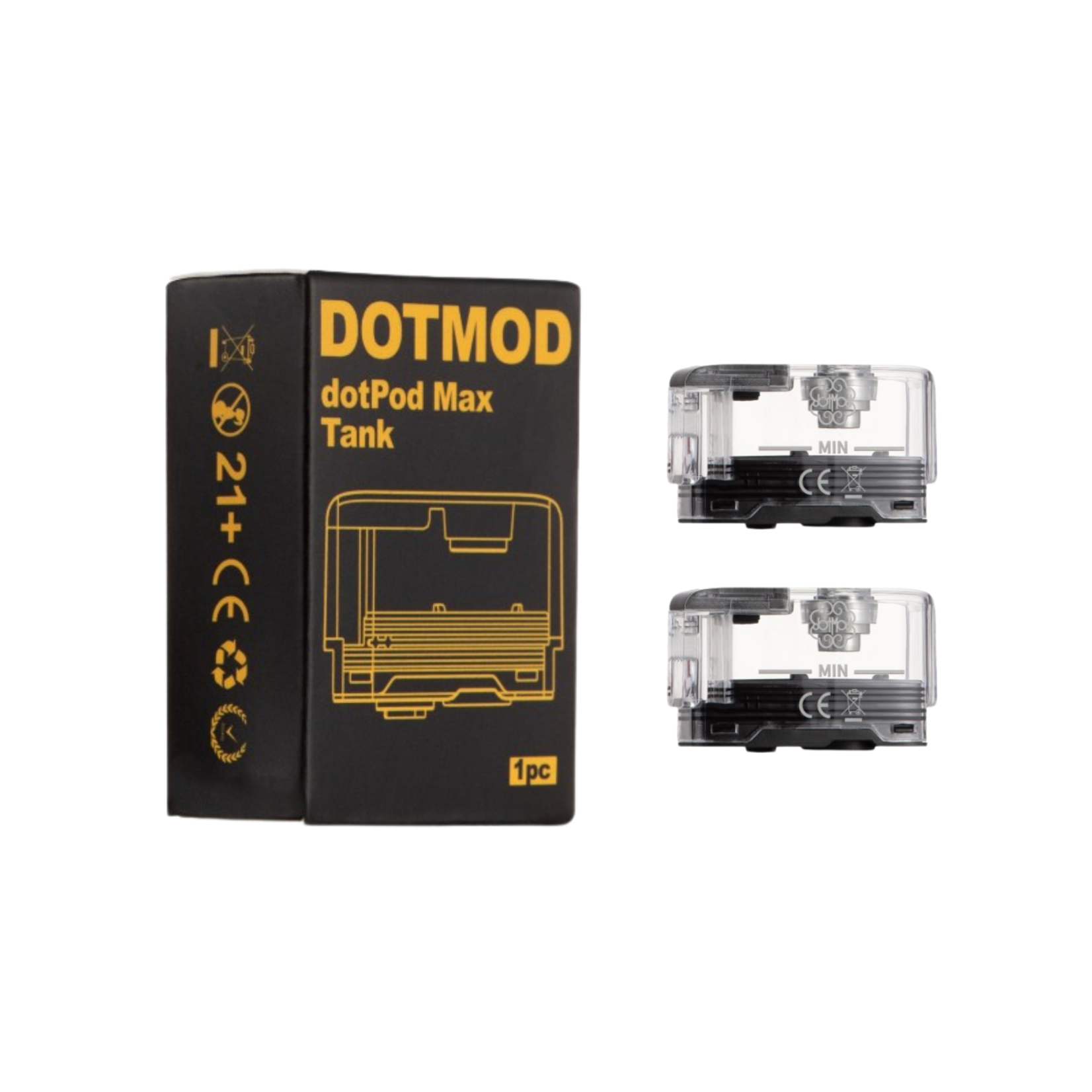 dotMod dotMod DotPod Max Replacement Pod (Empty Pod Only) (Box of 1)