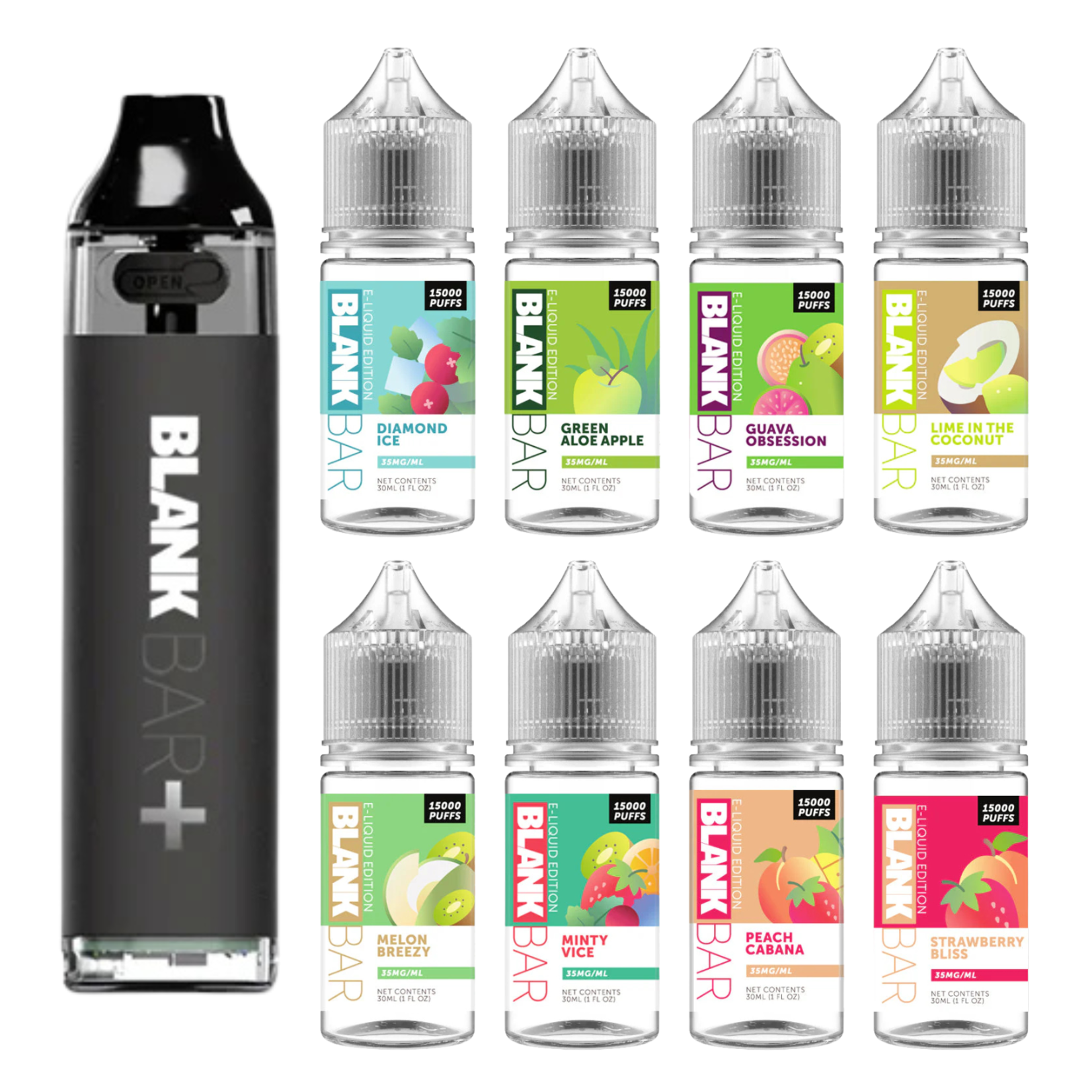 Asmodus Asmodus Blank Bar Plus Pod Kit w/ E-liquid 35mg