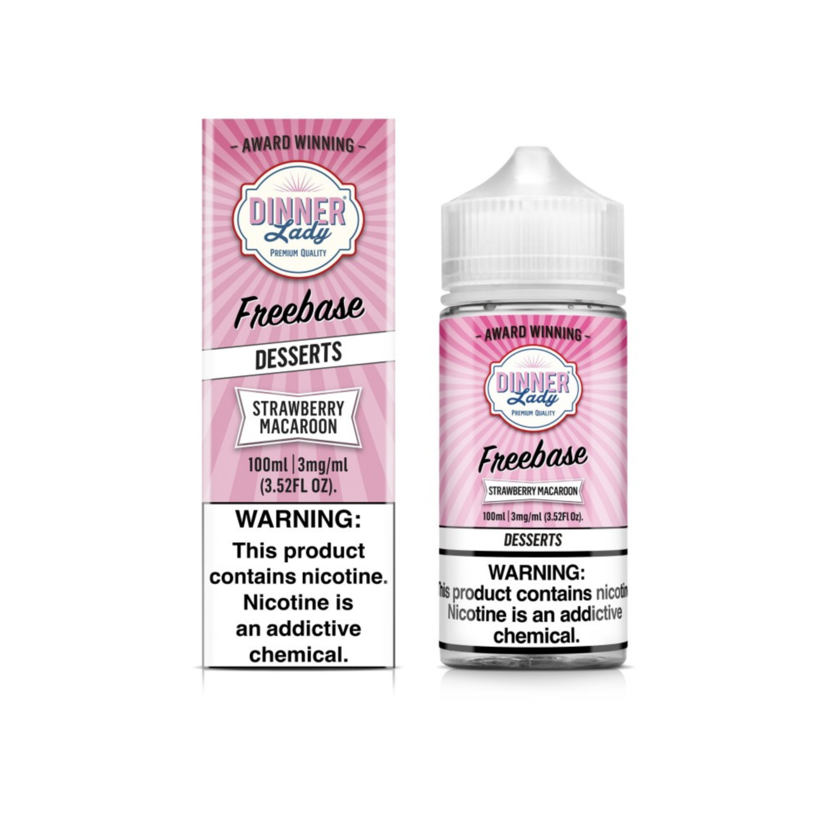 Dinner Lady Dinner Lady Strawberry Macaroon 100ml