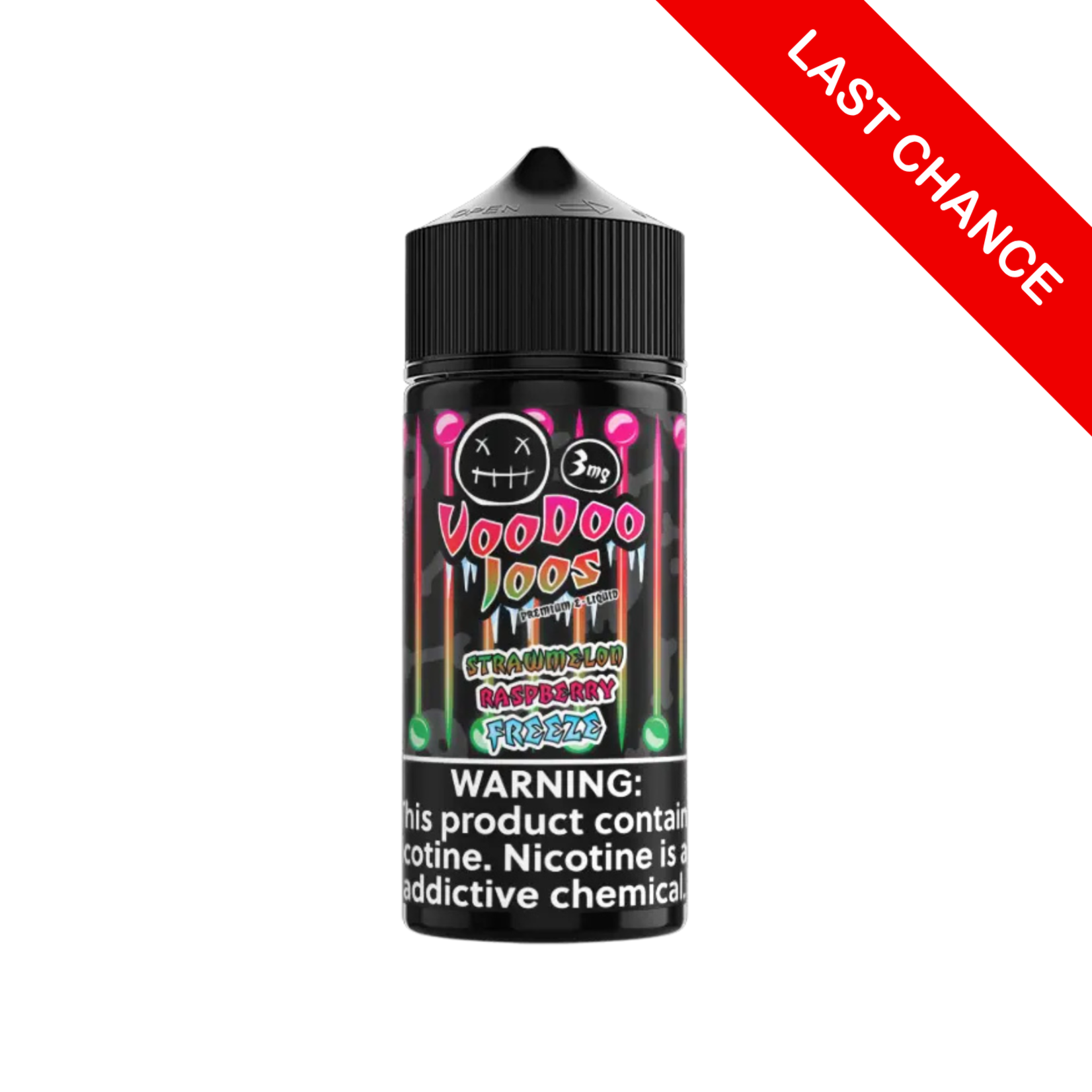 VooDoo Joos VooDoo Joos 100ml Strawmelon Raspberry Freeze