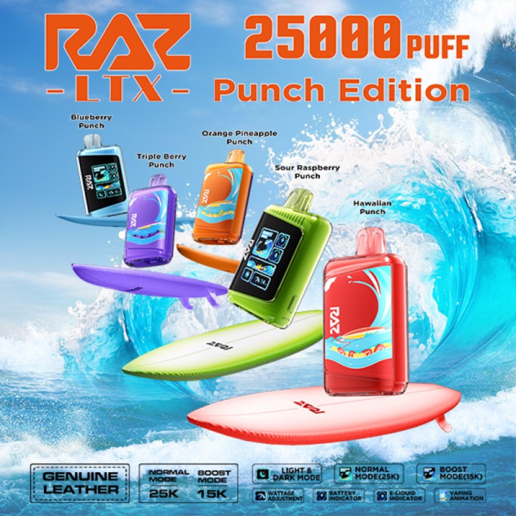 Raz LTX/DC25000 5% Raz LTX/DC25000 Disposable 5% Punch Edition