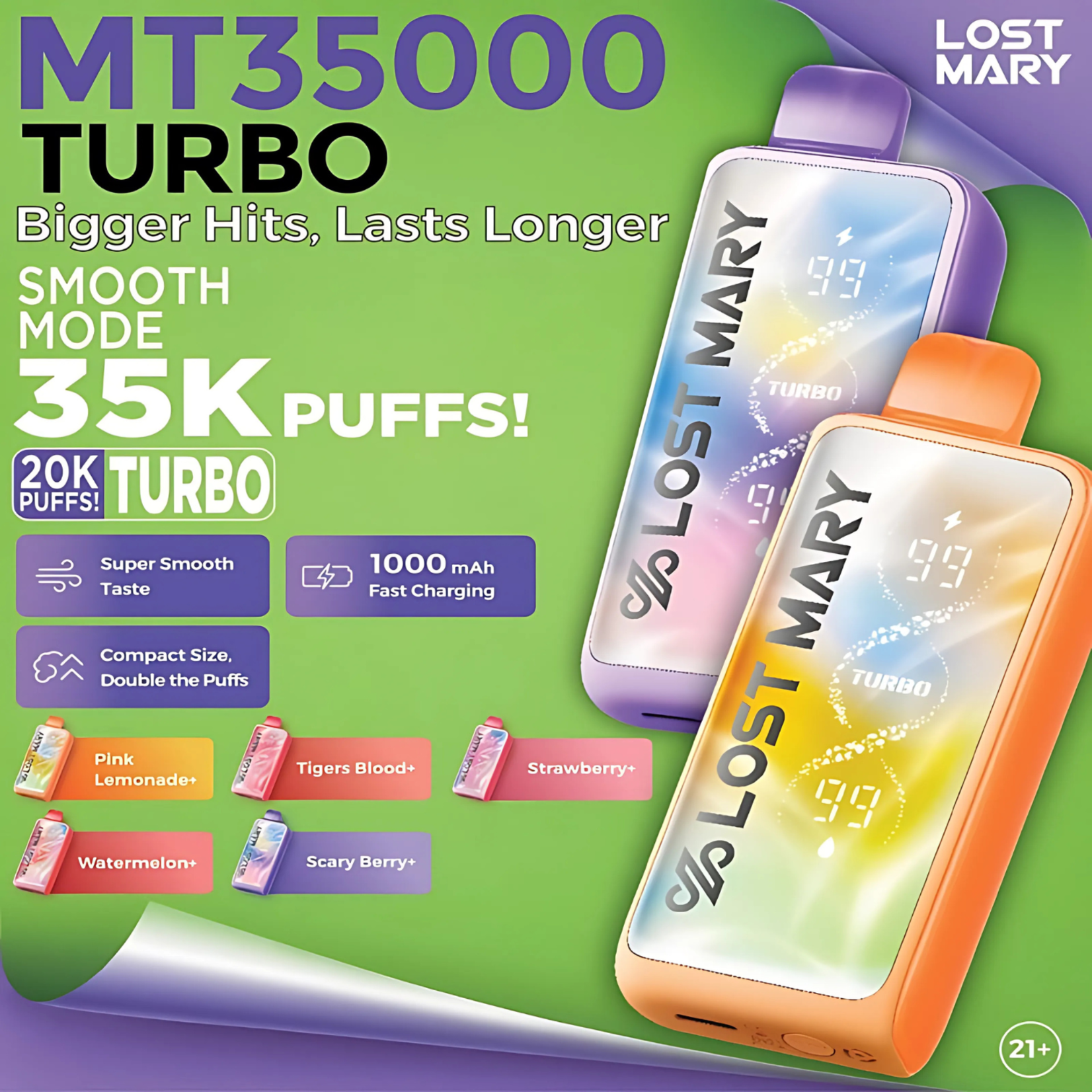 Lost Mary MT35000 5% Lost Mary Disposable MT35000 Turbo 5%