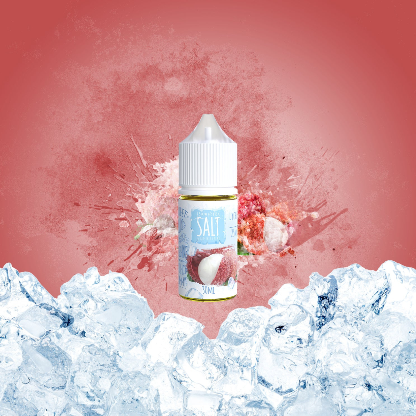 Skwezed Skwezed Salt 30ml Frozen Lychee