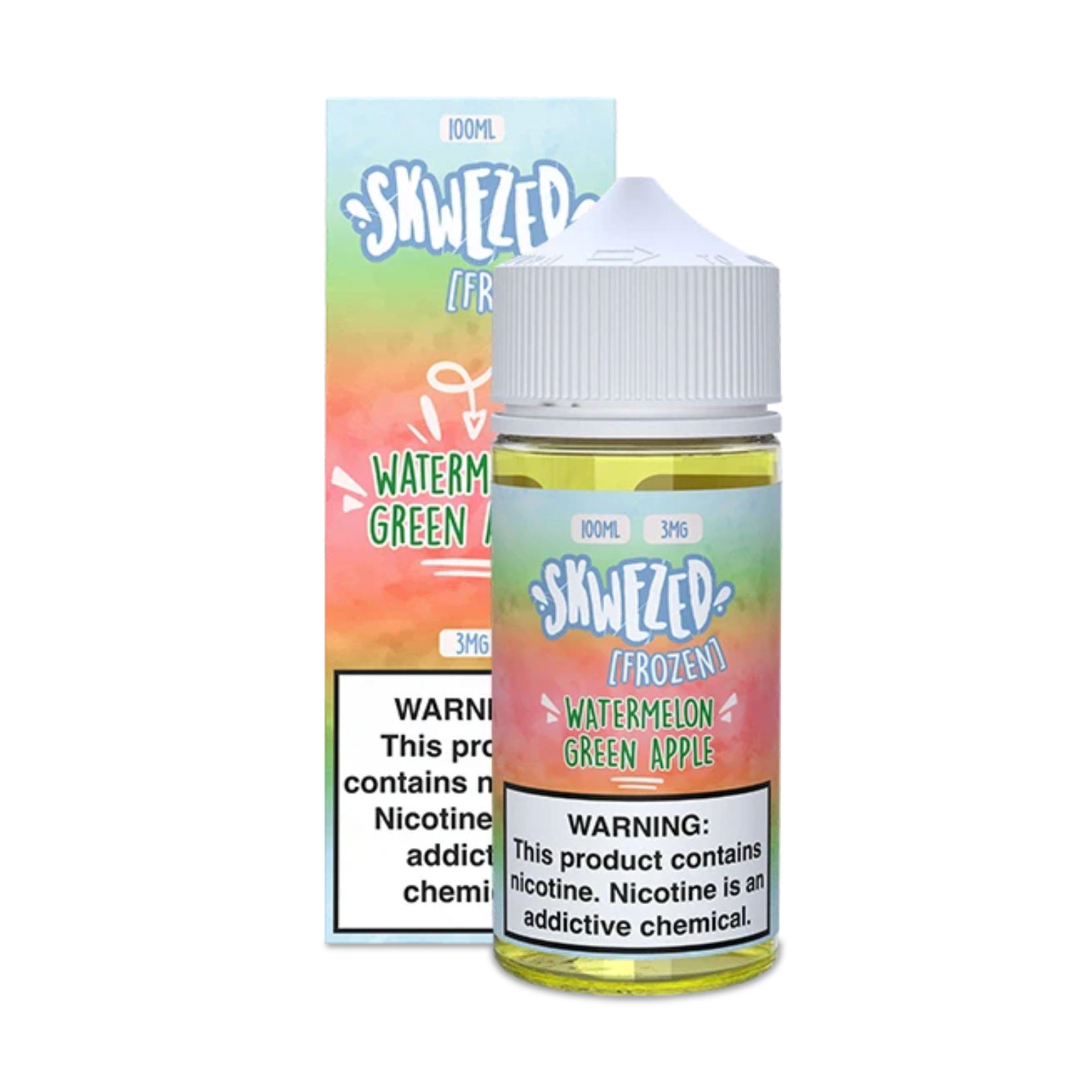 Skwezed Skwezed 100ml Frozen Sour Summer Splash (Watermelon Green Apple Iced)