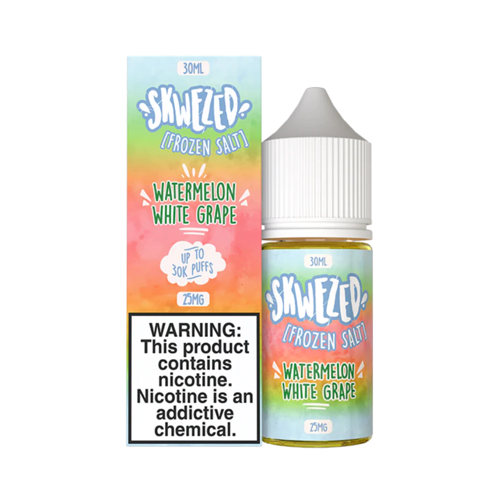 Skwezed Skwezed Salt 30ml Frozen Sparkling Summer Rush (Watermelon White Grape)