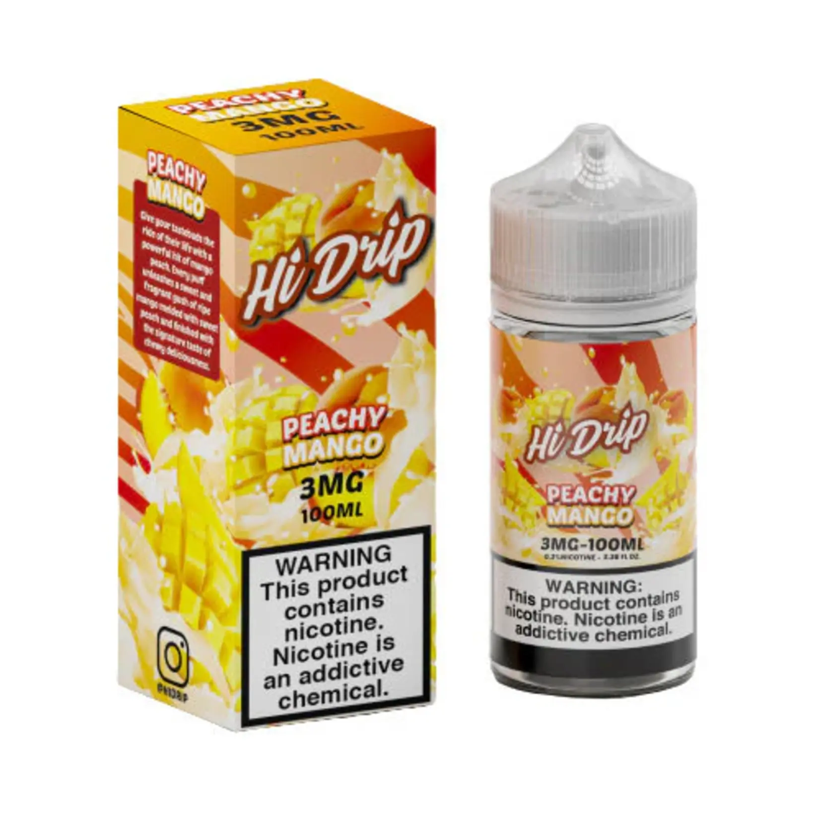Hi-Drip Hi Drip 100ml  Peachy Mango 0mg