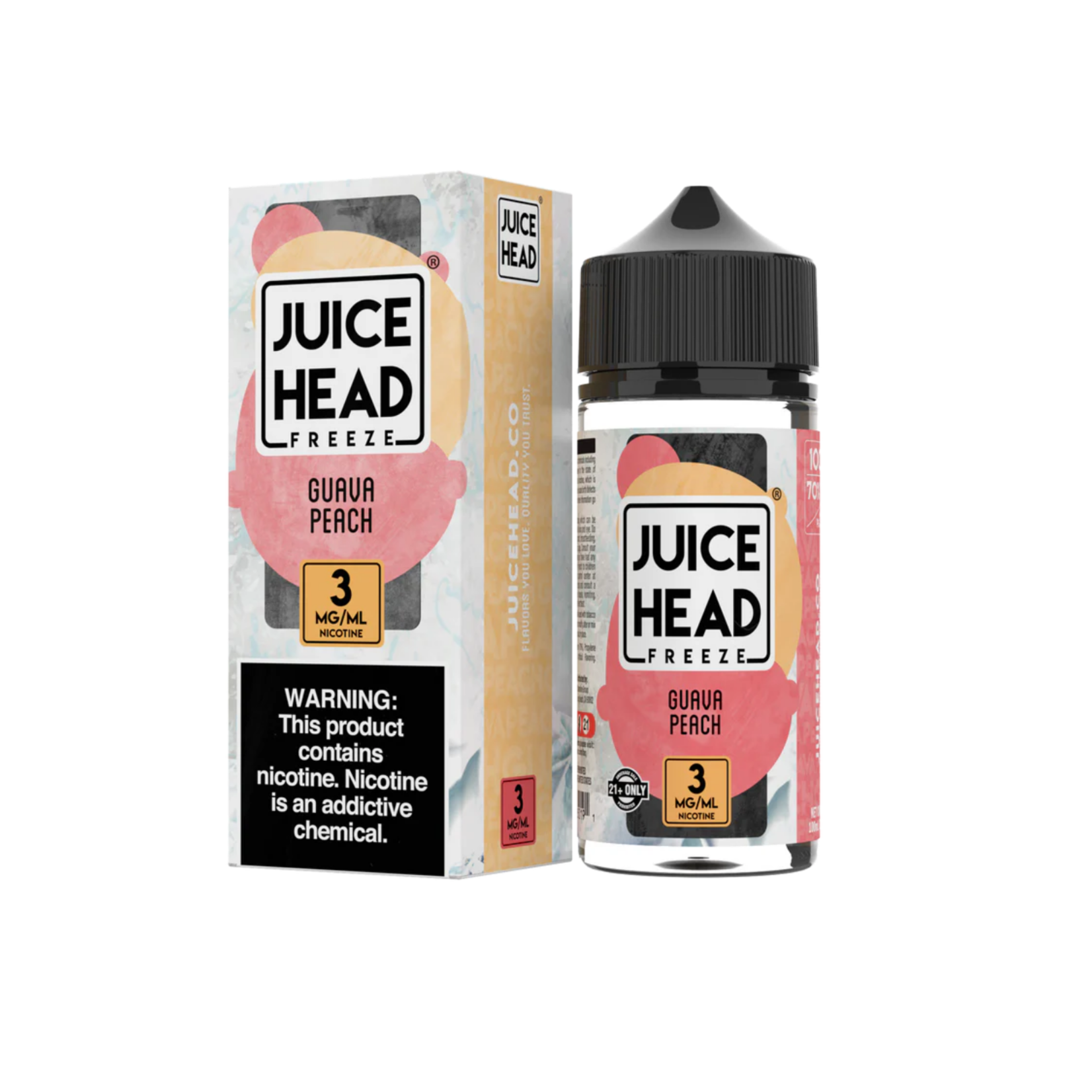 Juice Head Juice Head Freeze 100ml Guava Peach