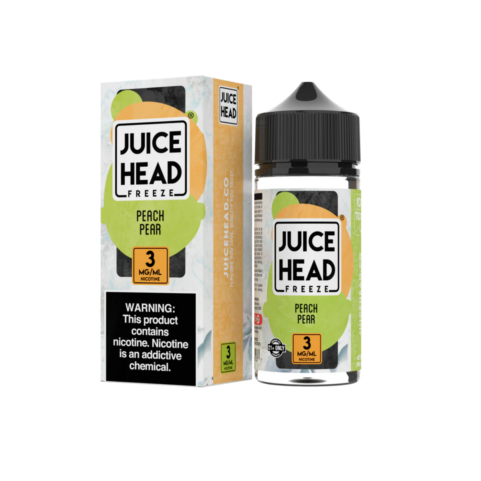 Juice Head Juice Head Freeze 100ml Peach Pear