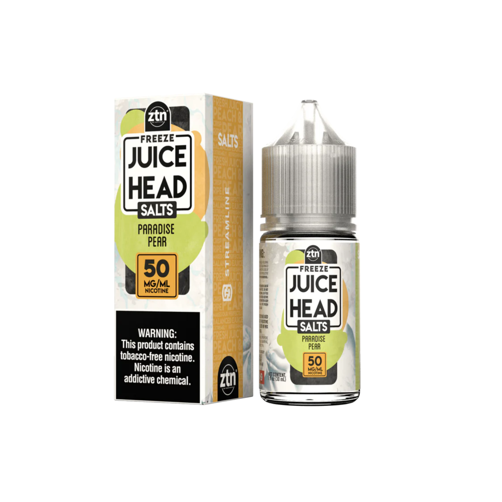 Juice Head Juice Head Freeze Salt 30ml Peach Pear (Paradise Pear)