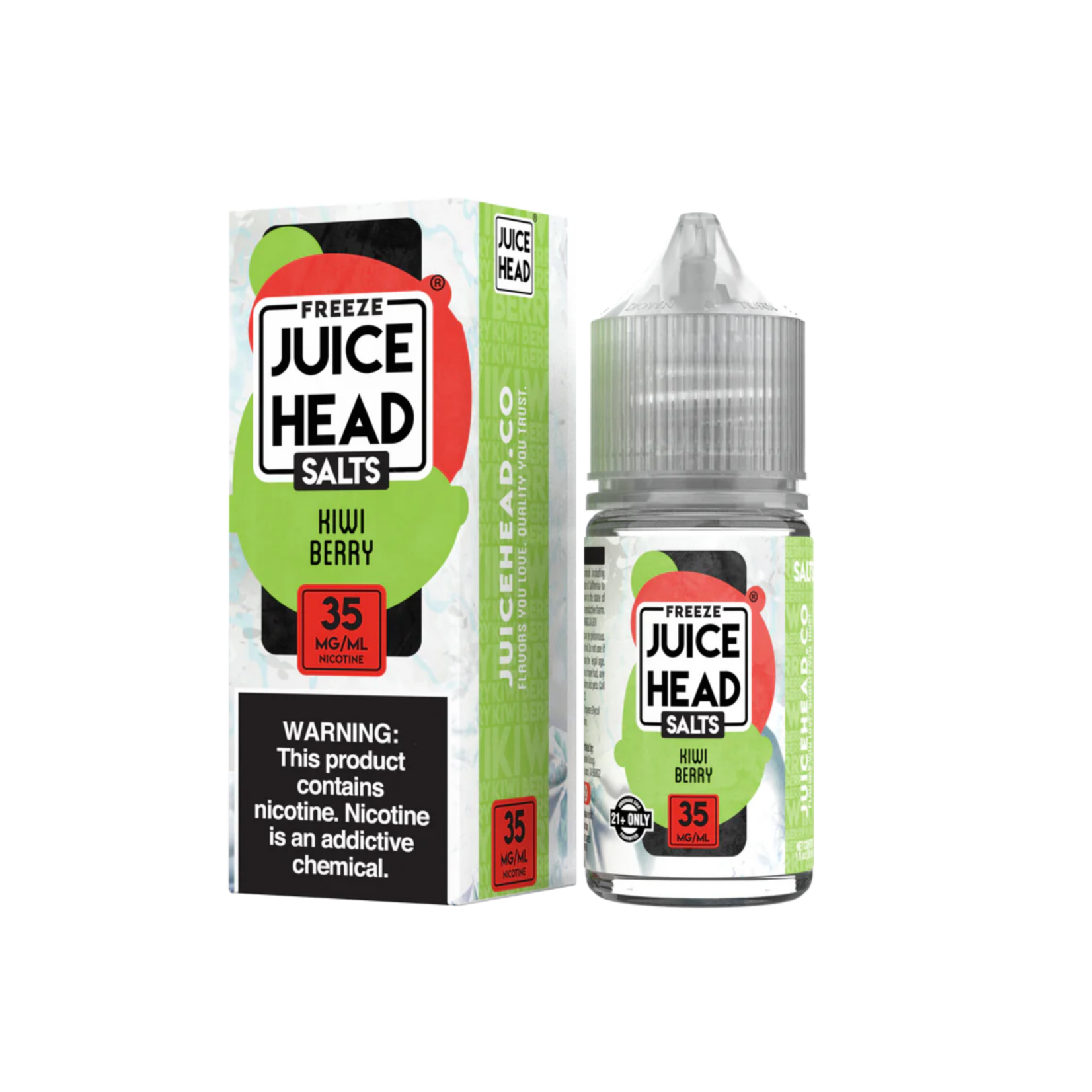 Juice Head Juice Head Freeze Salt 30ml Strawberry Kiwi (Kiwi Berry)