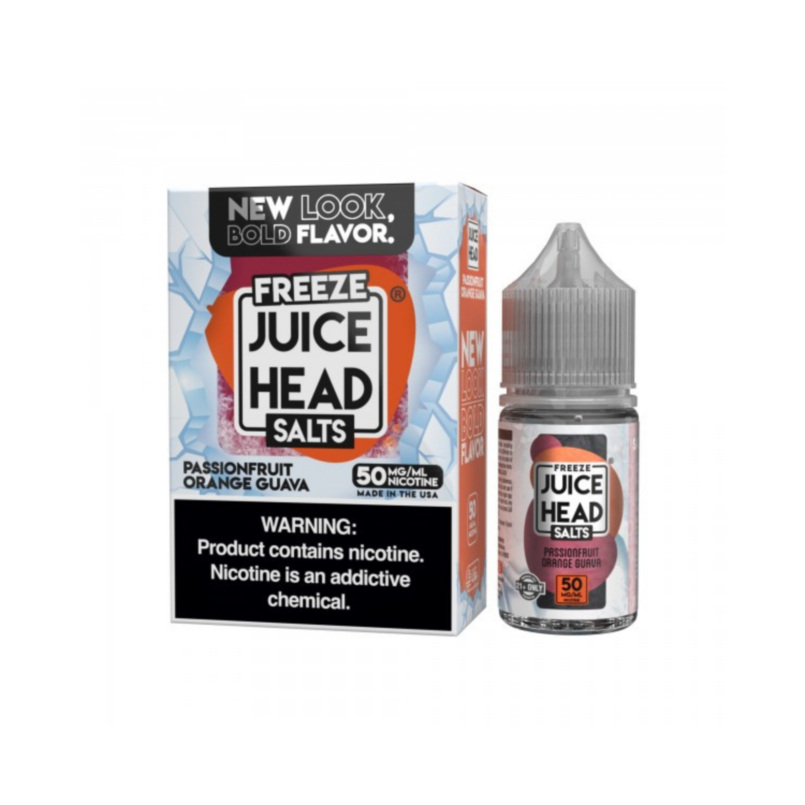 Juice Head Juice Head Freeze Salt 30ml Passionfruit Orange Guava