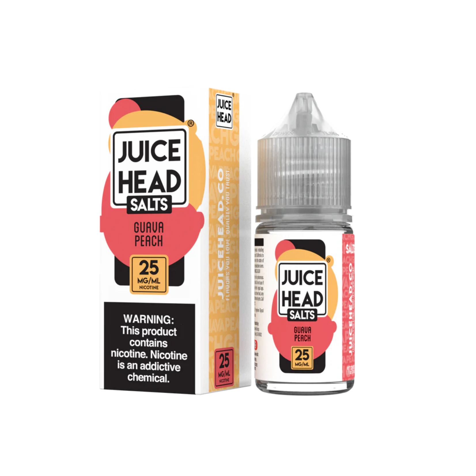Juice Head Juice Head Classics Salt 30ml Guava Peach