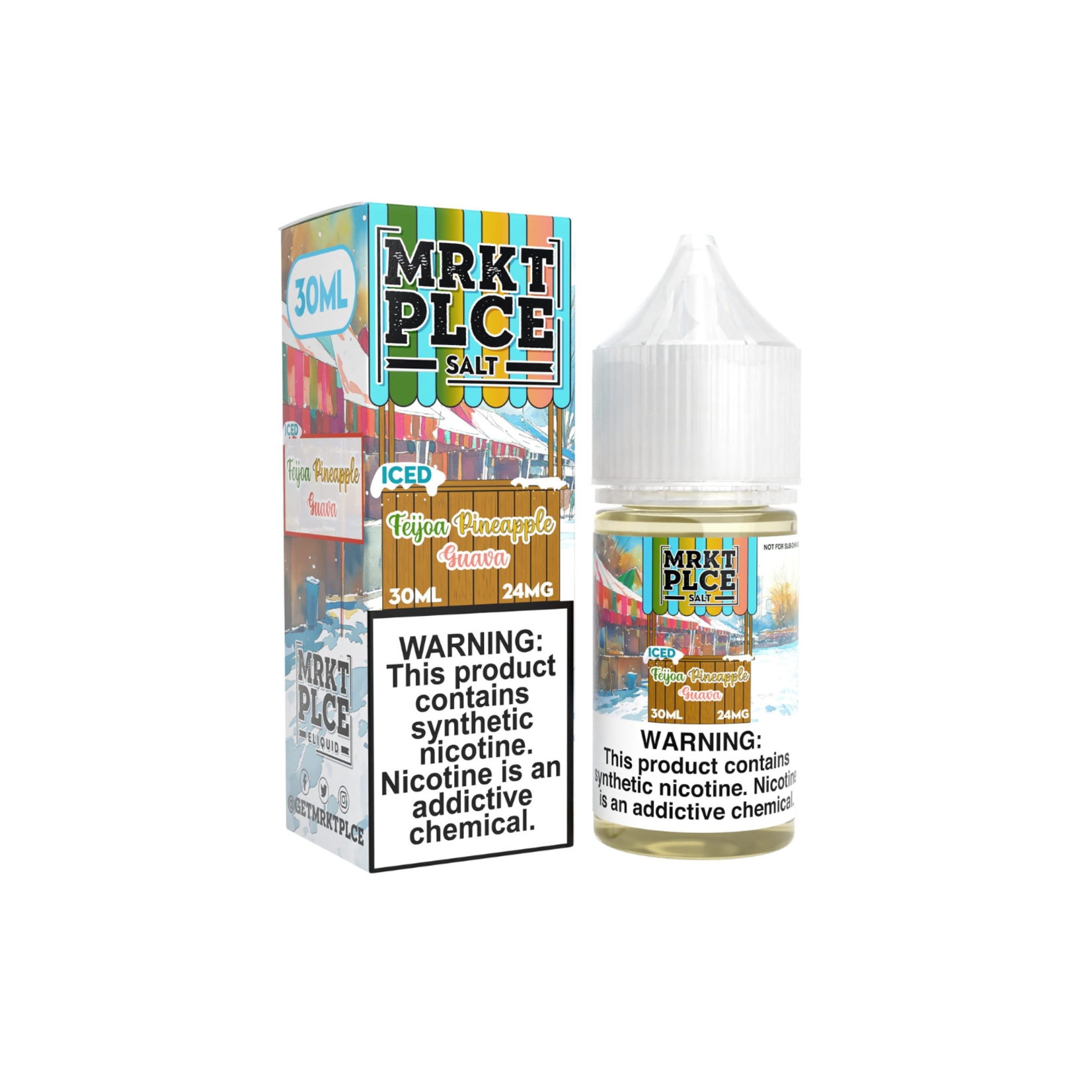 MRKT PLCE MRKT PLCE Iced Salt 30ml Feijoa Pineapple Guava 48mg