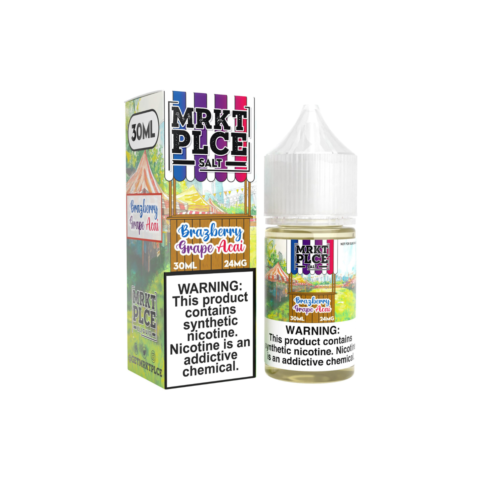 MRKT PLCE MRKT PLCE Salt 30ml Brazberry Grape Acai 48mg