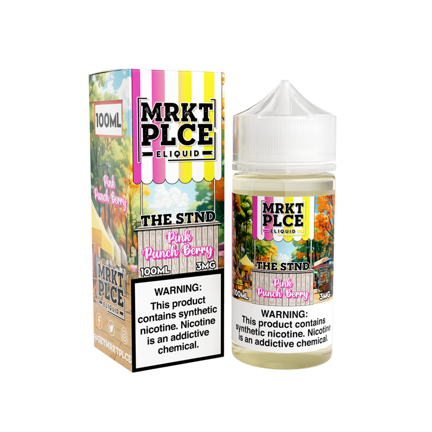 MRKT PLCE MRKT PLCE 100ml THE STND Pink Punchberry