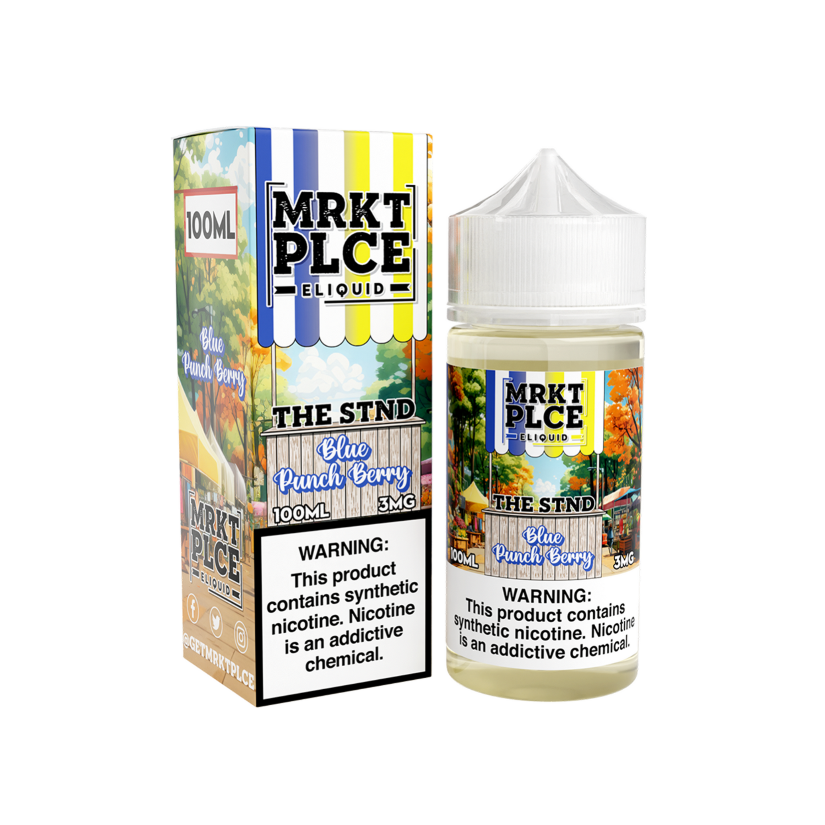 MRKT PLCE MRKT PLCE 100ml THE STND Blue Punchberry