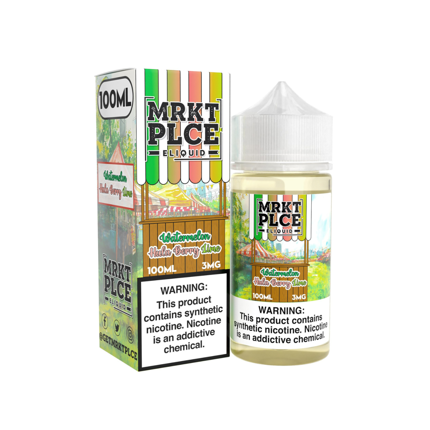 MRKT PLCE MRKT PLCE 100ml Watermelon Hulaberry Lime