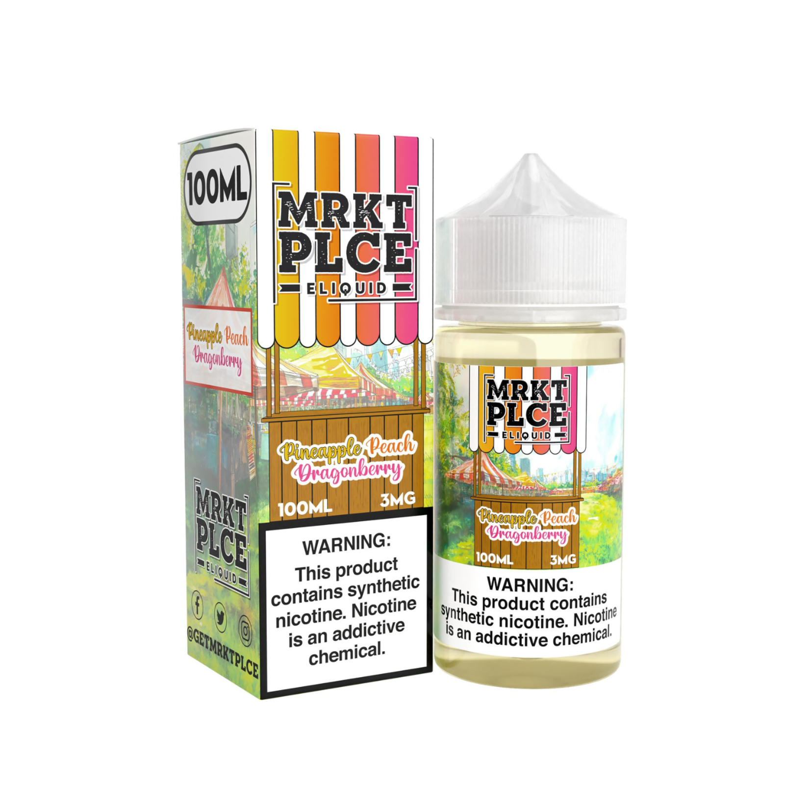 MRKT PLCE MRKT PLCE 100ml Pineapple Peach Dragonberry