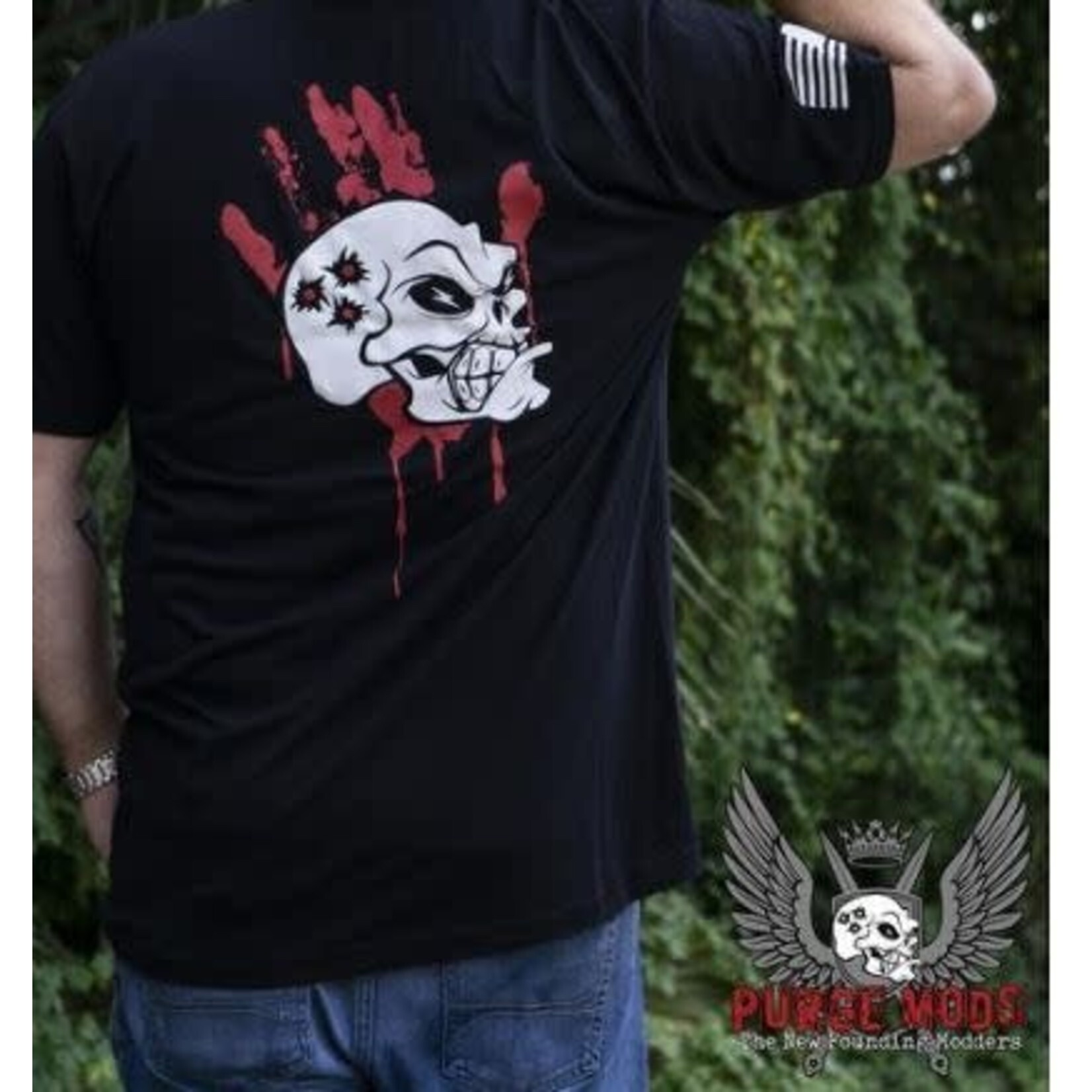 Purge Purge Blood Hand T-Shirt Large