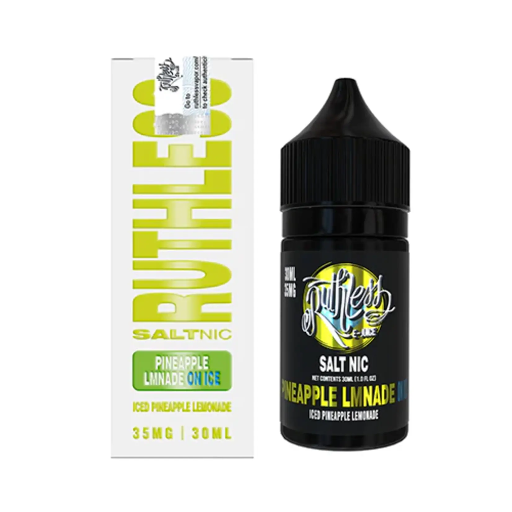 Ruthless Vapor Ruthless Salt 30ml Pineapple Lmnade On Ice 35mg