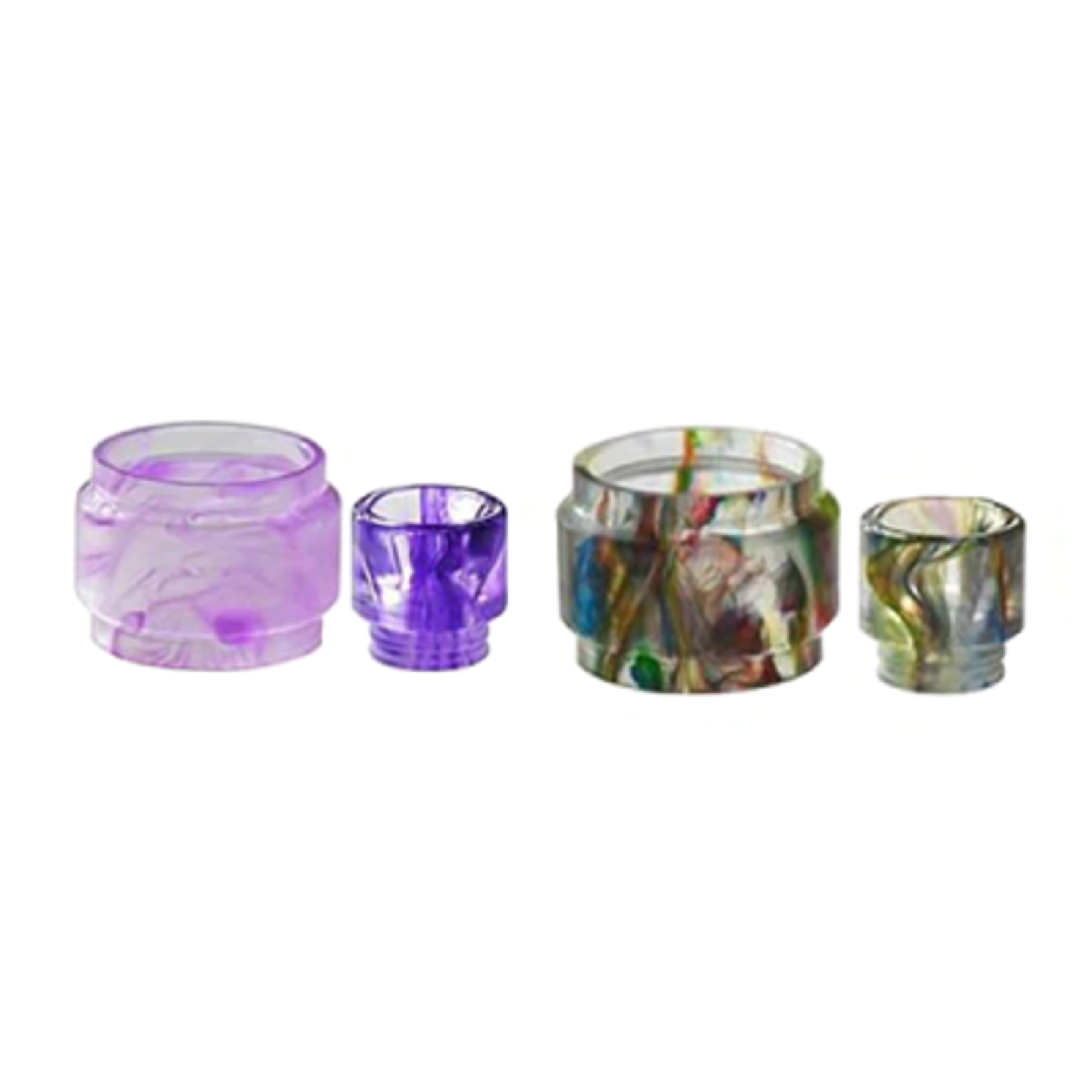 Blitz Crown 4 Resin Replacement Glass w. Drip Tip Purple