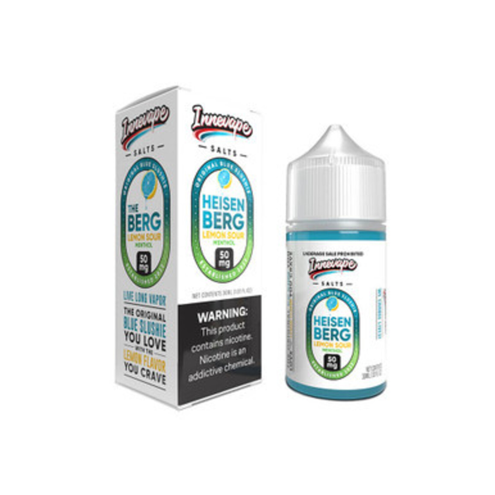 Innevape Innevape Salt 30ml The Berg Heisenberg Lemon Sour Menthol 24mg