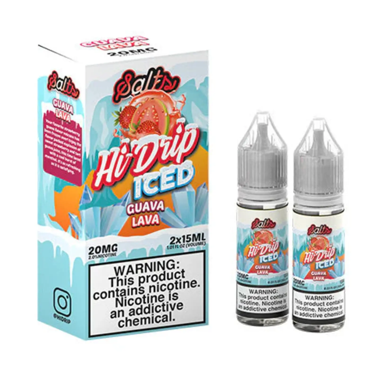 Hi-Drip Hi-Drip Salt 30ml  Guava Lava 20mg