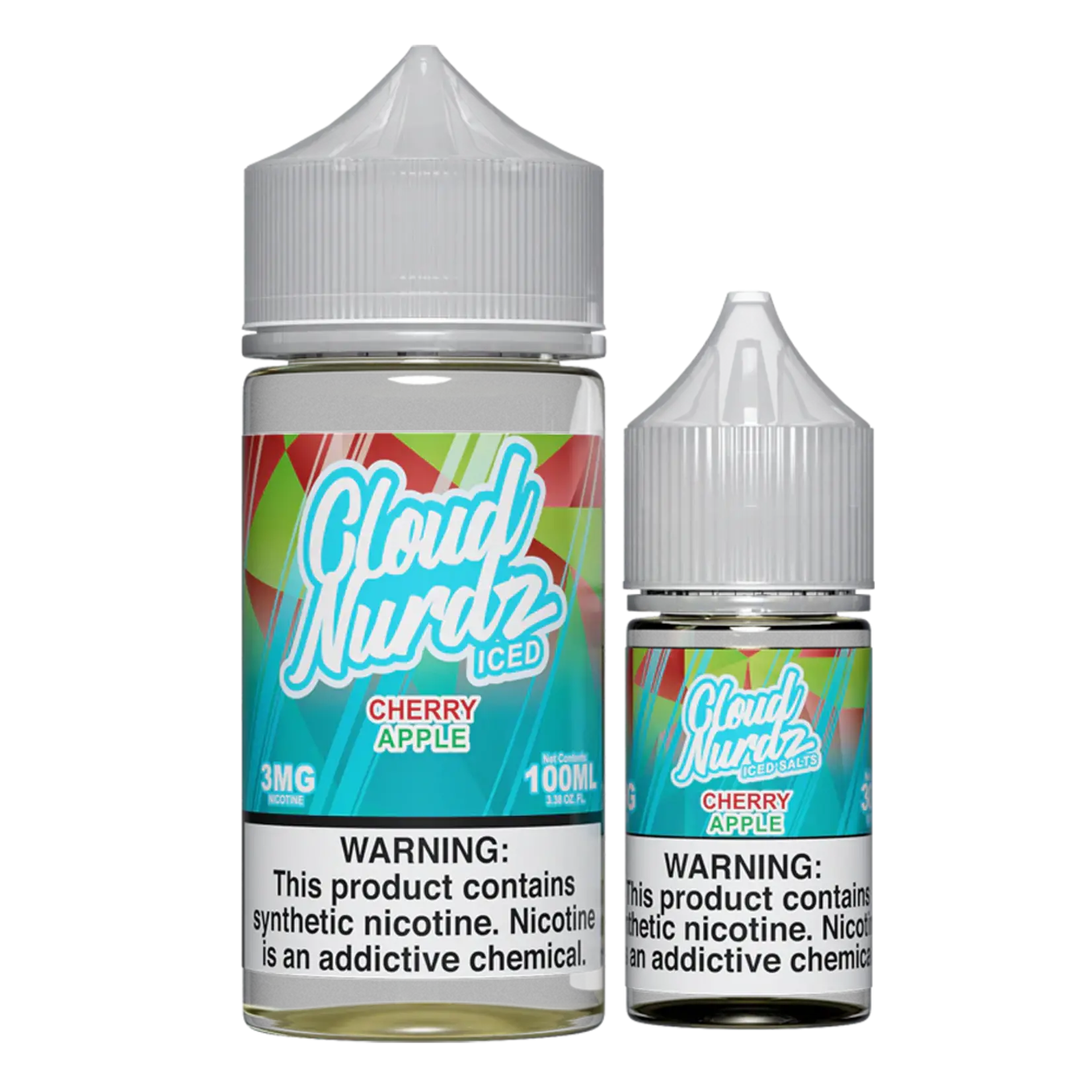 Cloud Nurdz Cloud Nurdz Iced 100ml Cherry Apple 6mg