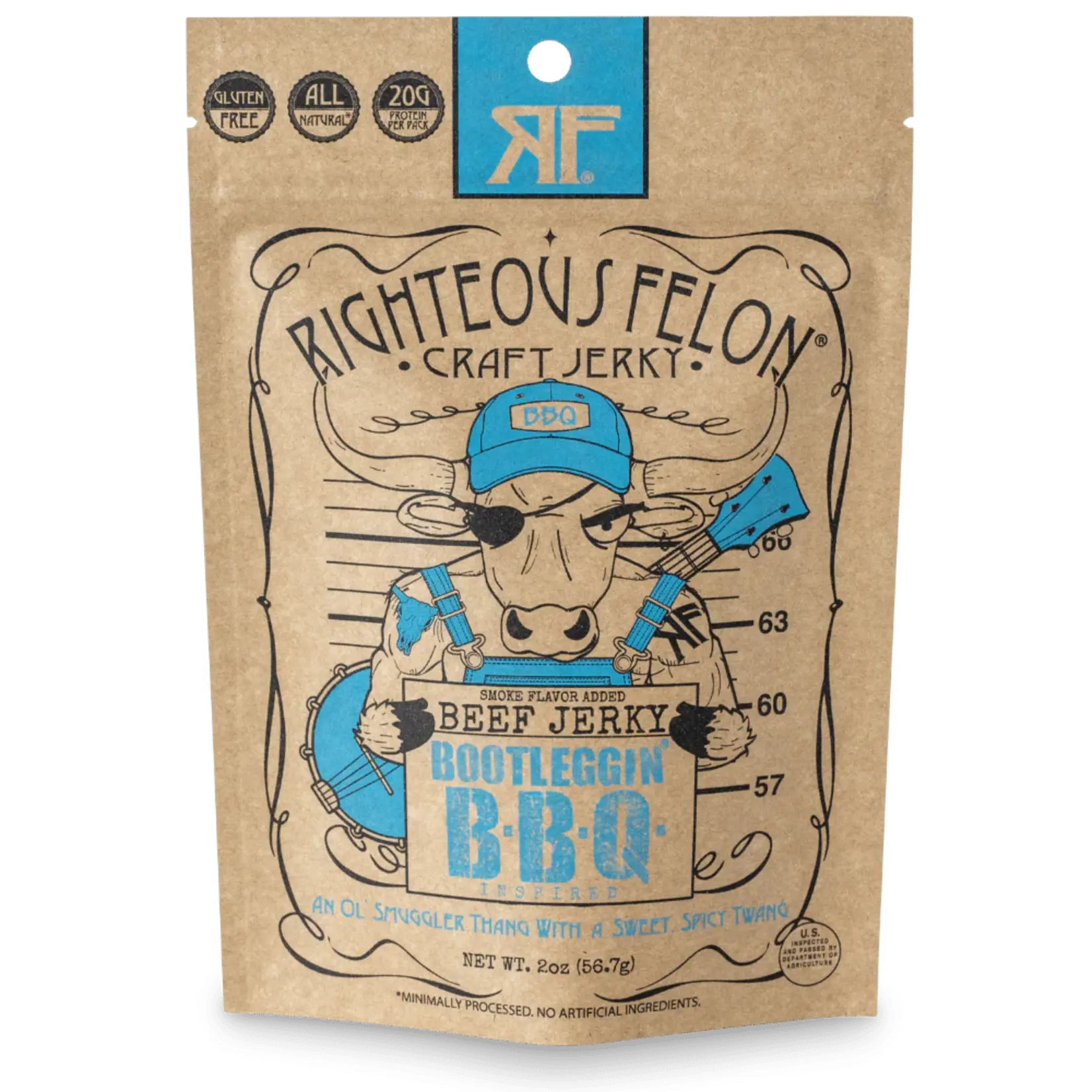 Righteous Felon Jerky 2oz Bag