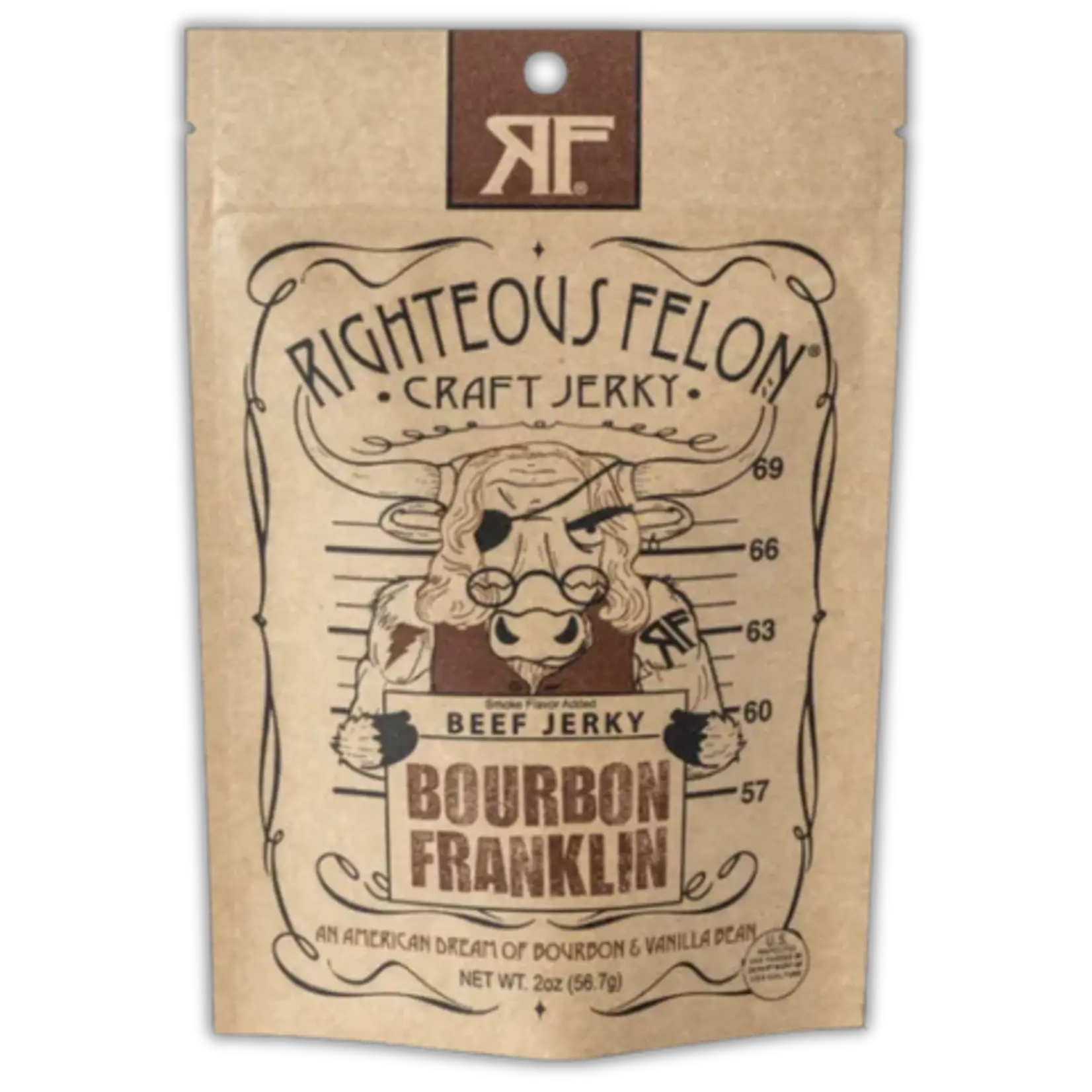 Righteous Felon Jerky 2oz Bag