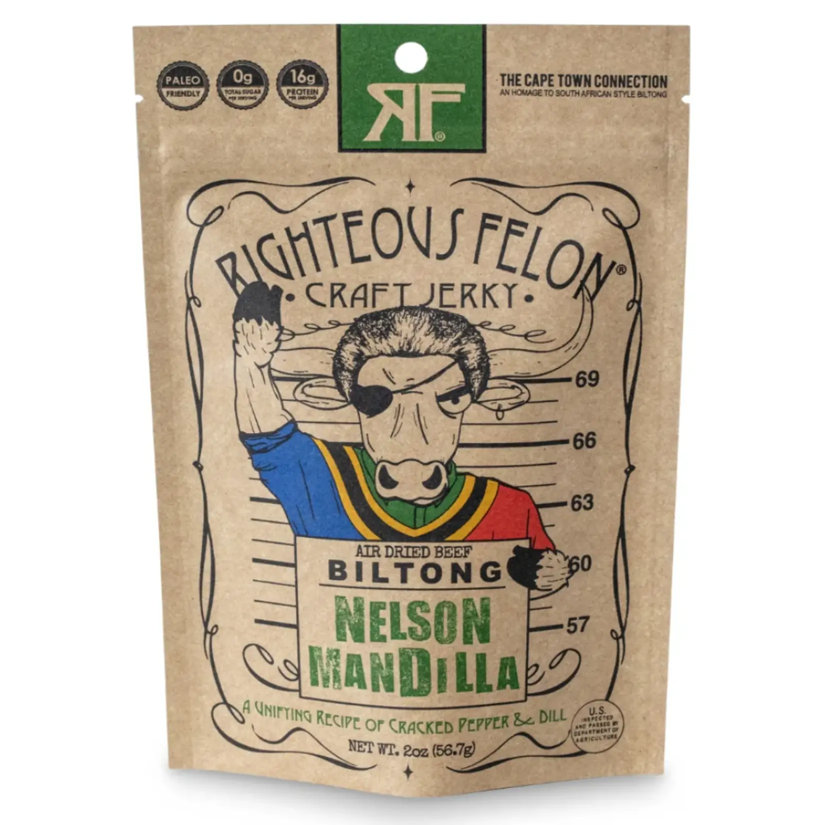 Righteous Felon Jerky 2oz Bag