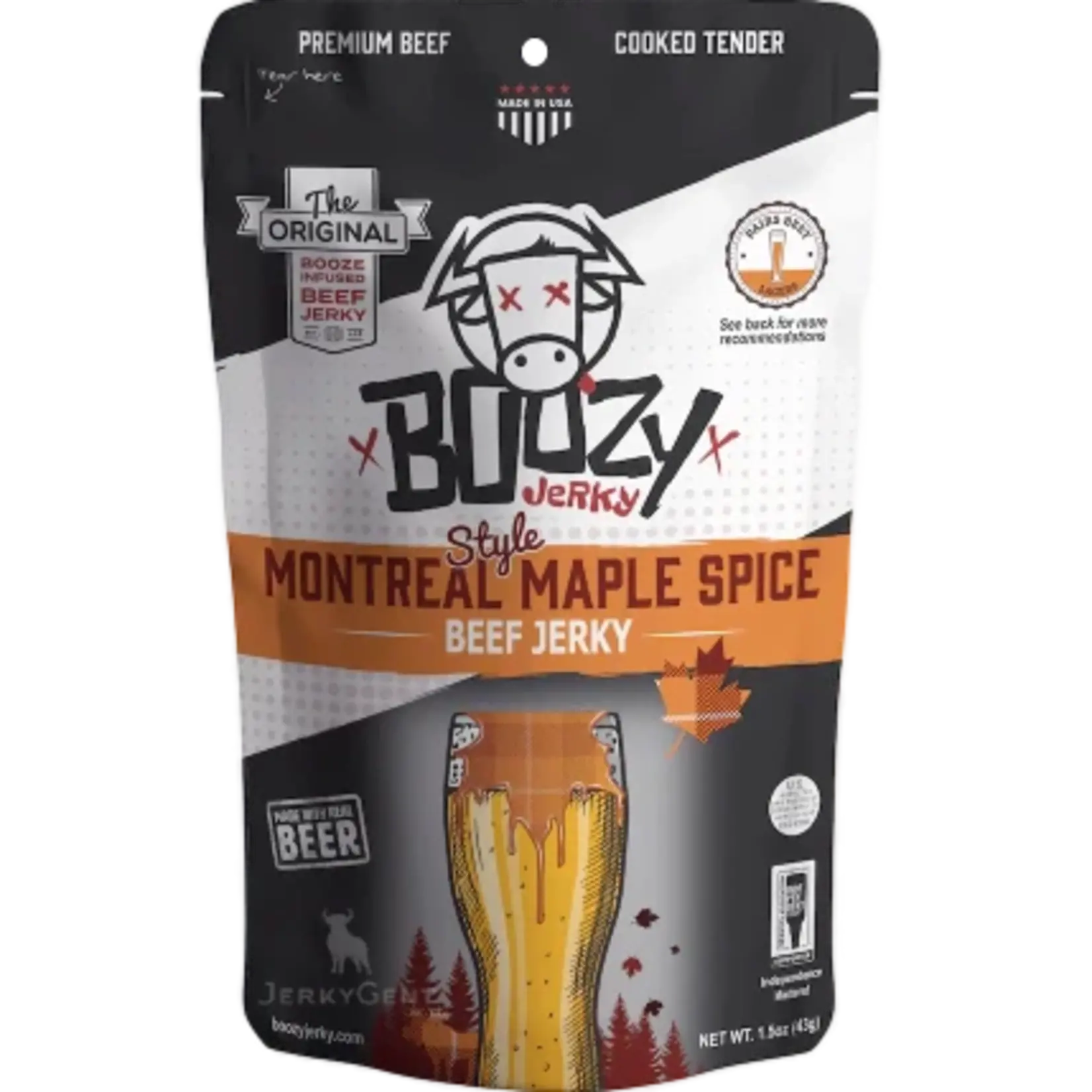 Boozy Beef Jerky 1.5oz Bag