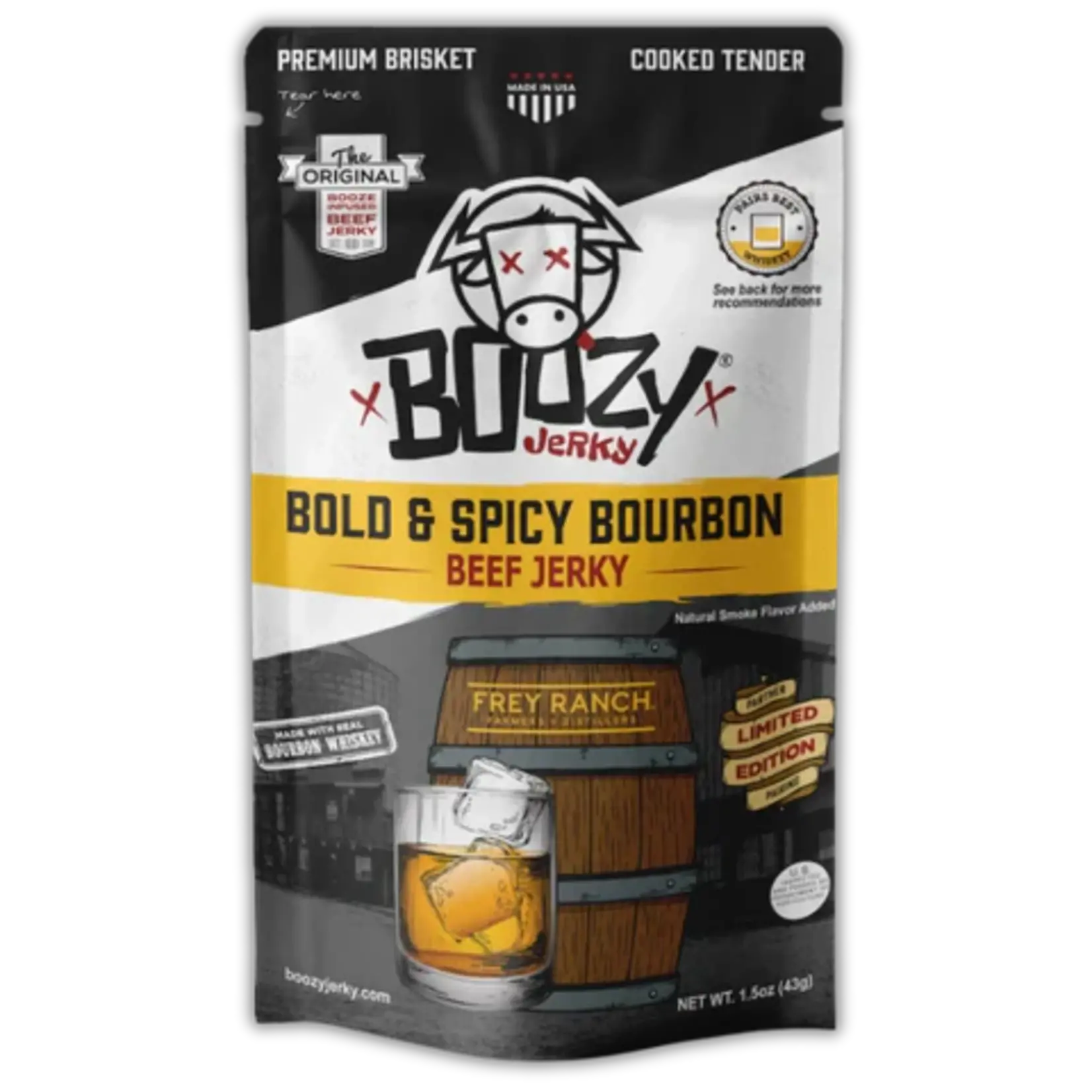 Boozy Beef Jerky 1.5oz Bag