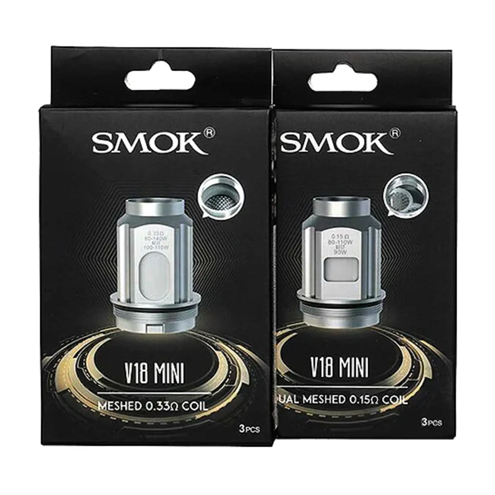 Smok Smok TFV18 Mini Meshed (Box of 3) Dual Mesh 0.15
